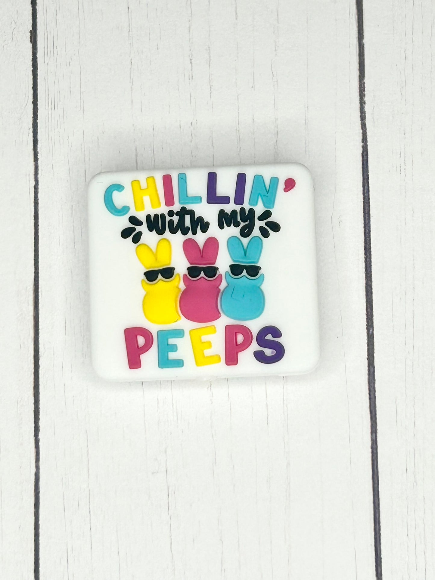 "Chillin' With My Peeps" Focal Bead
