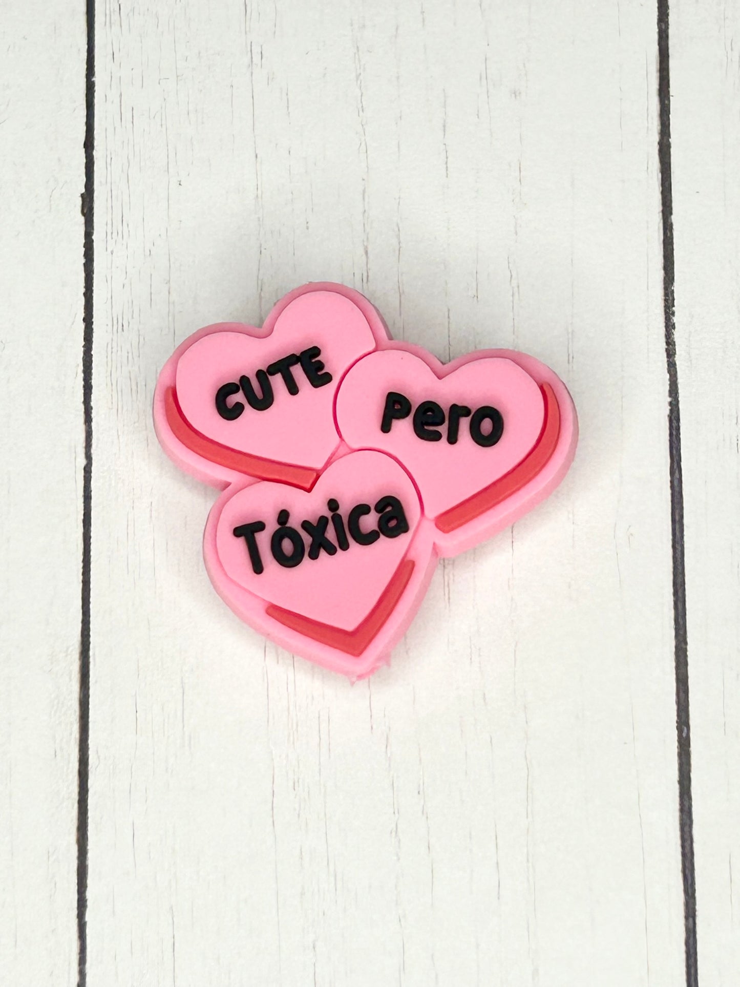 "Cute Pero Toxica" Focal Bead