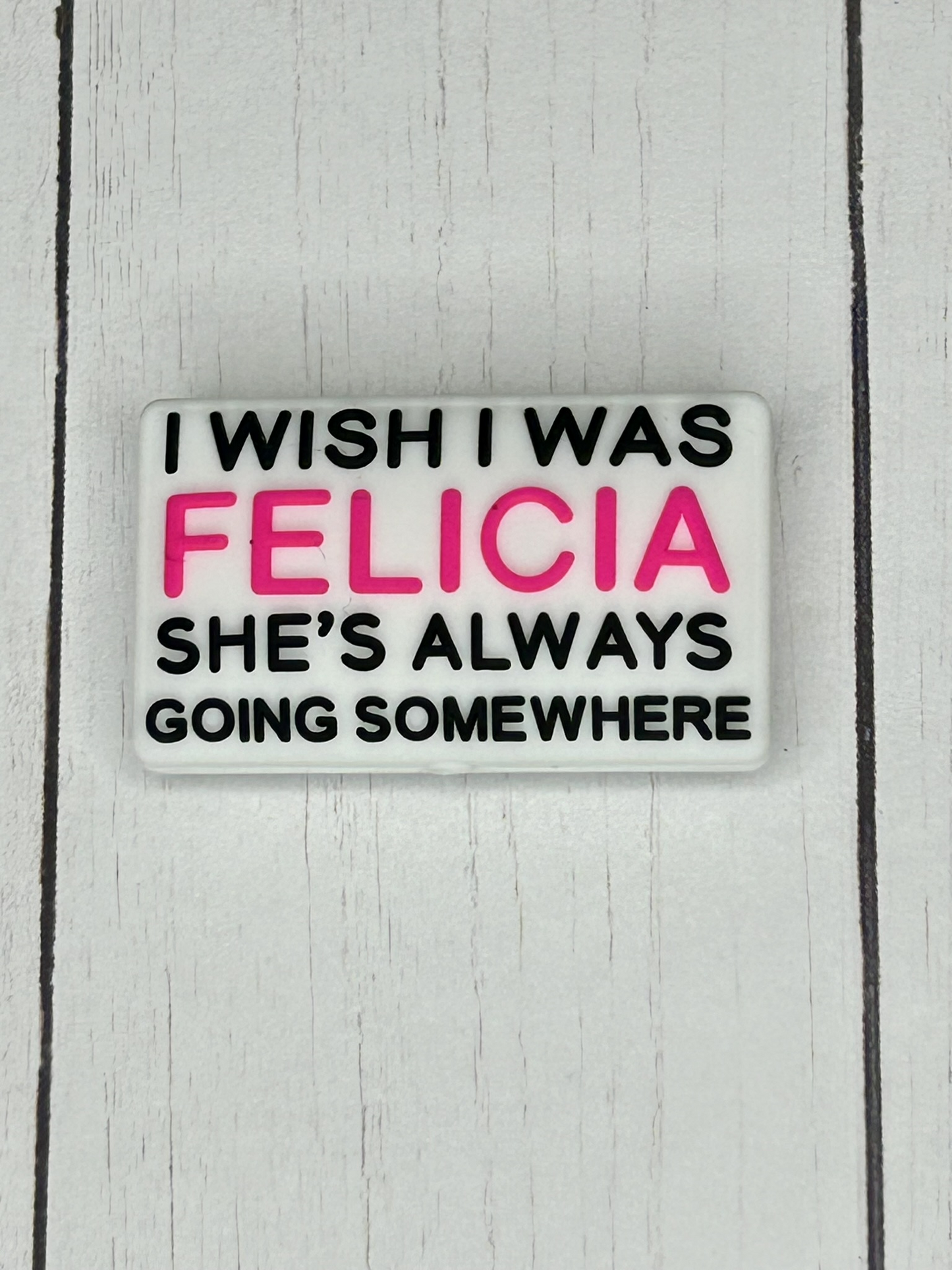 "I Wish I Was Felicia, She's Always Going Somewhere" Focal Bead