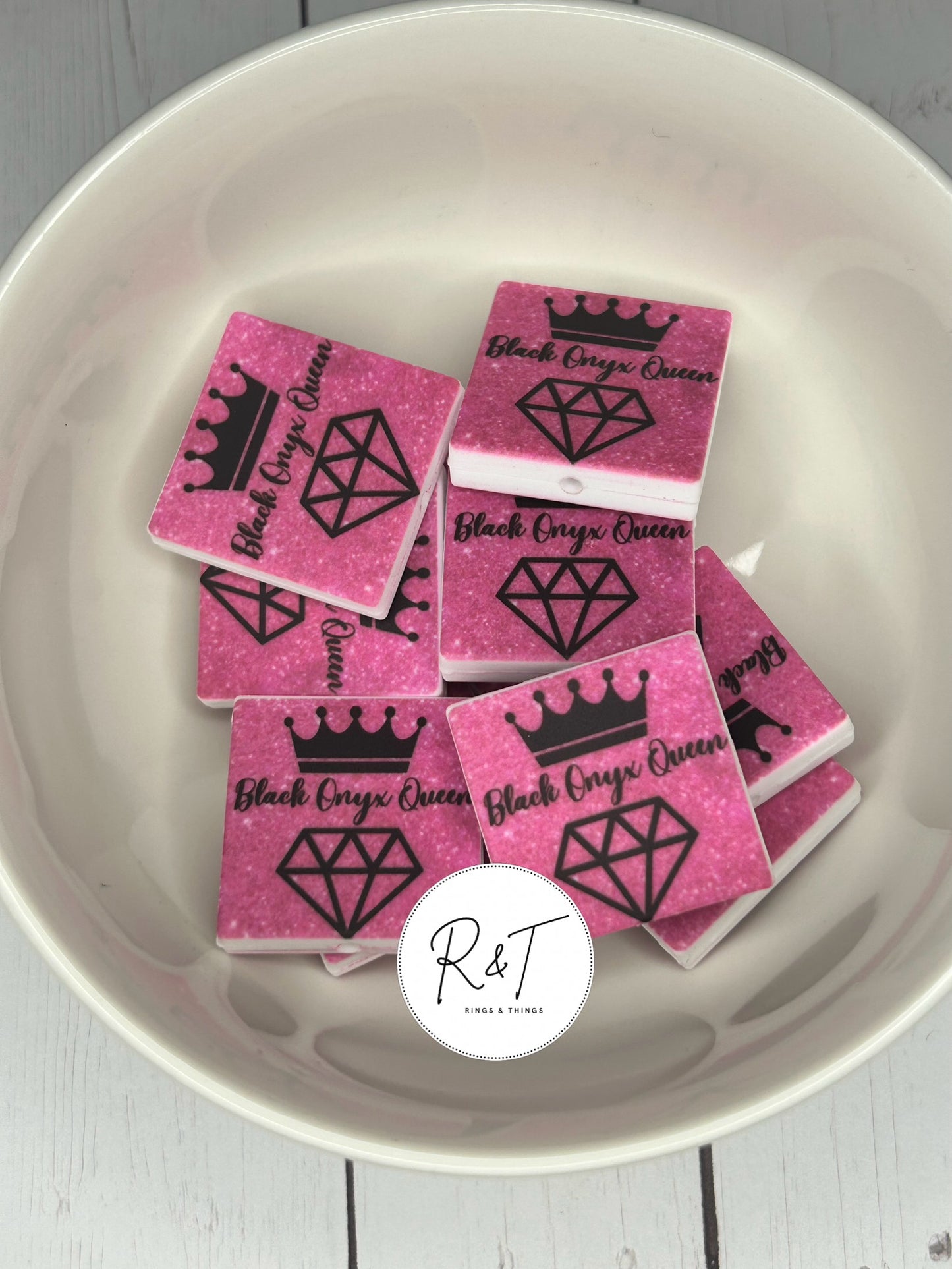 EXCLUSIVE - "Black Onyx Queen" - Bomb Party Inspired Focal Bead