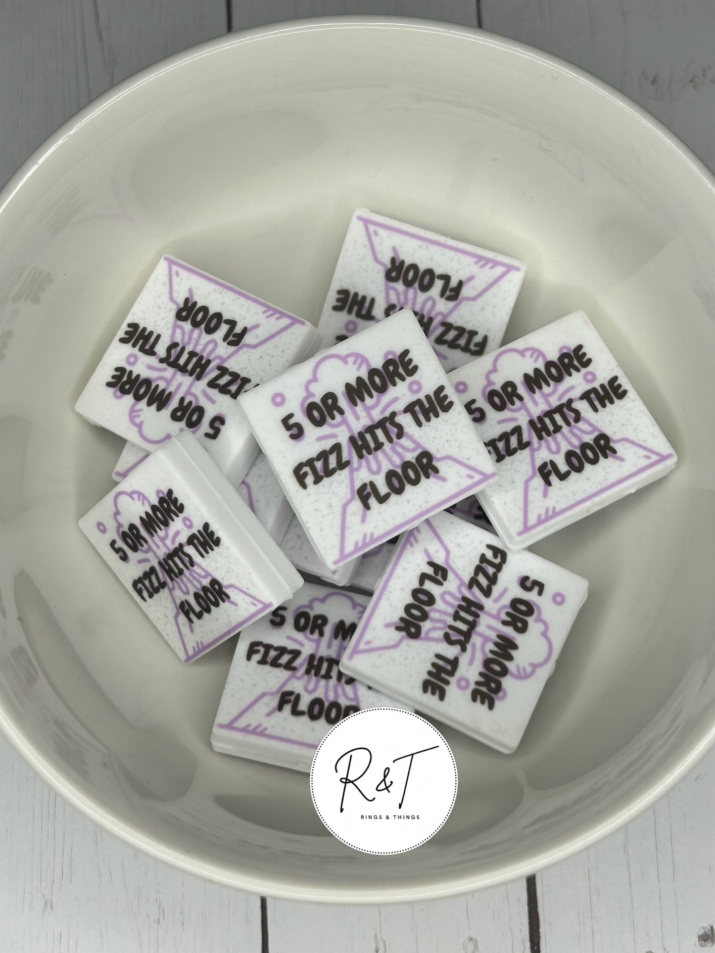 EXCLUSIVE - "5 or More, Fizz Hits The Floor" - Bomb Party Inspired Focal Bead