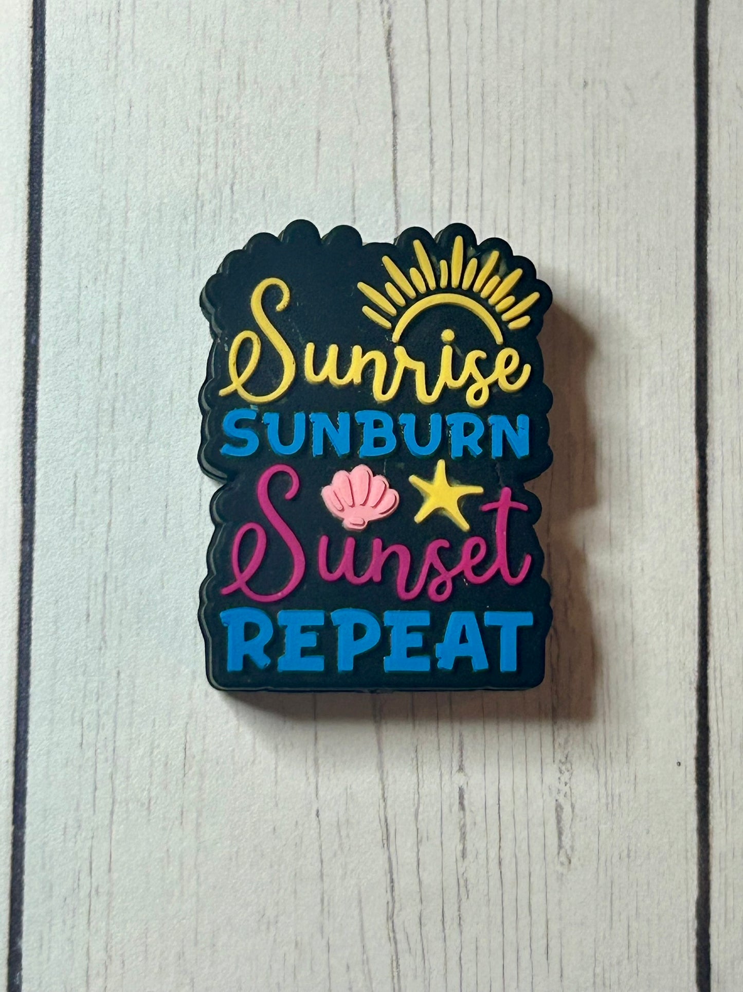"Sunrise, Sunburn, Sunset, Repeat" Focal Bead