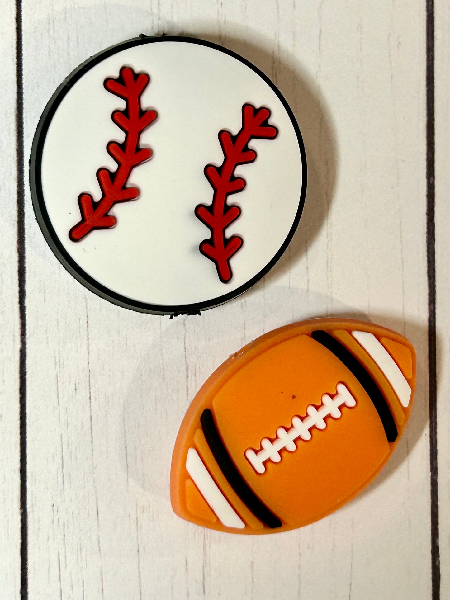 Baseball/Football Focal Bead