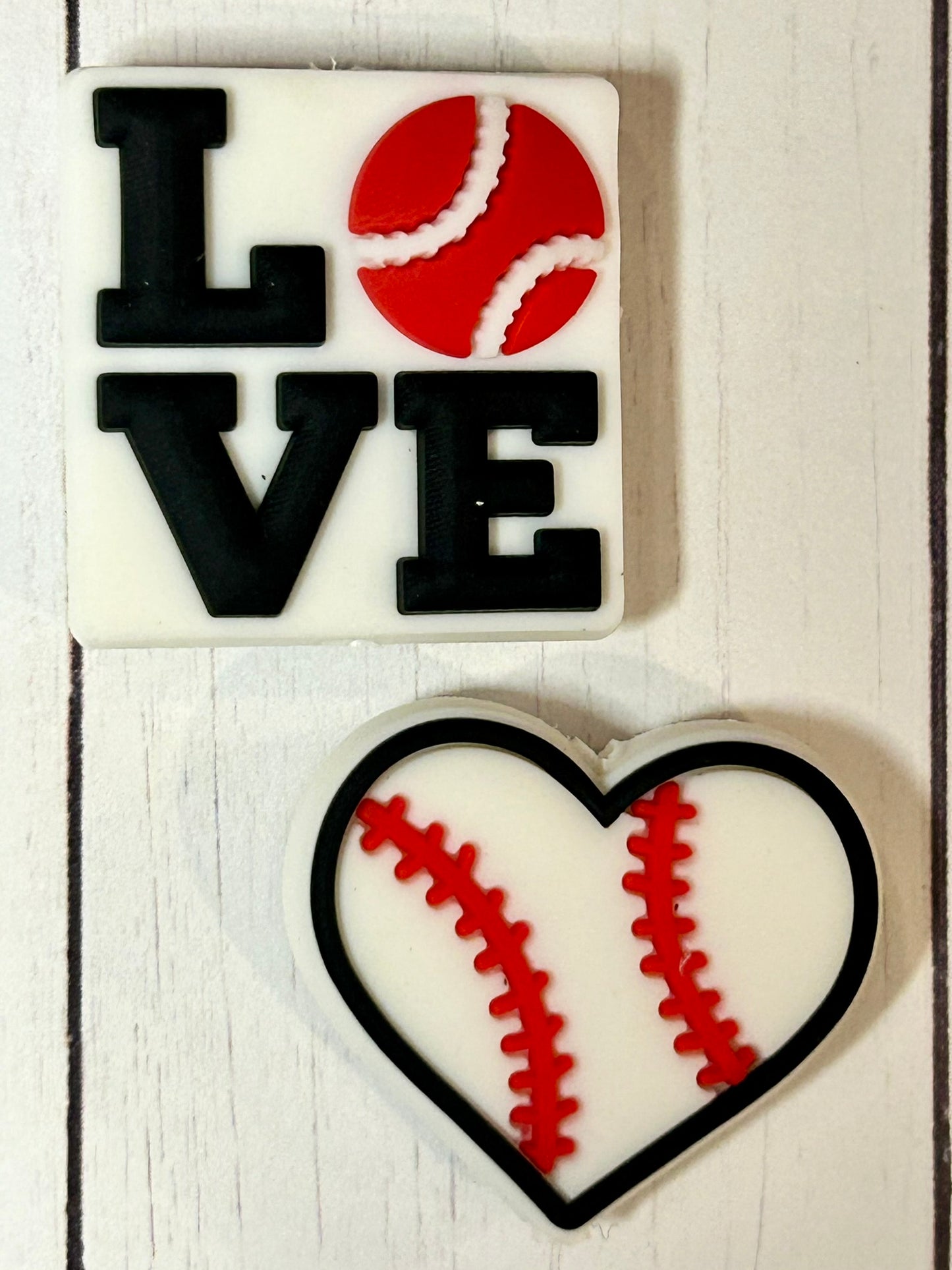 Baseball Love Focal Bead