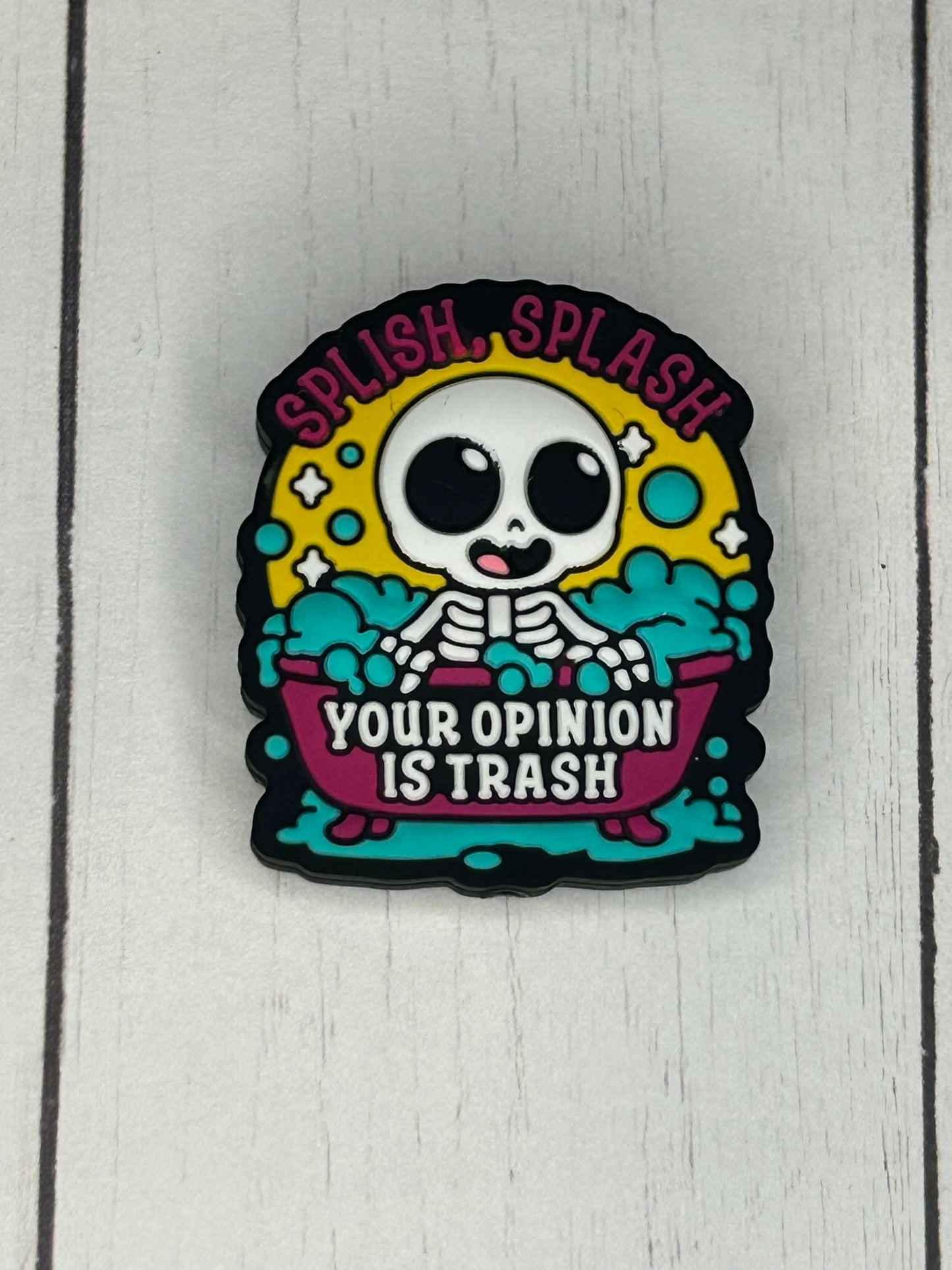 "Splish Splash, Your Opinion Is Trash" Focal Bead