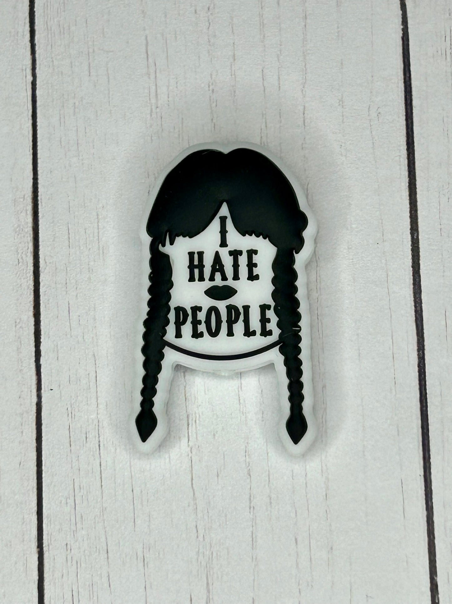 "I Hate People" Focal Bead