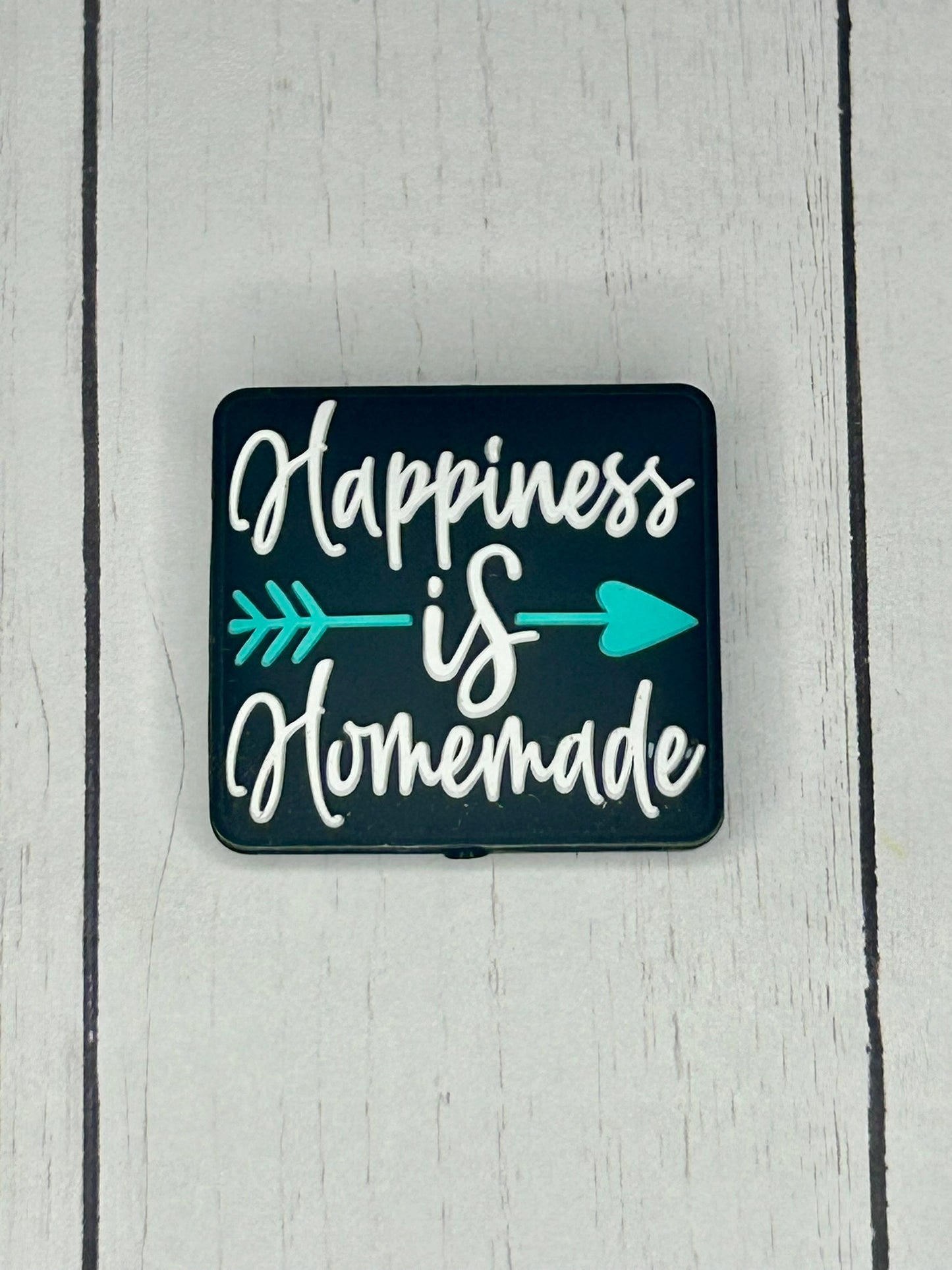 "Happiness Is Homemade" Focal Bead