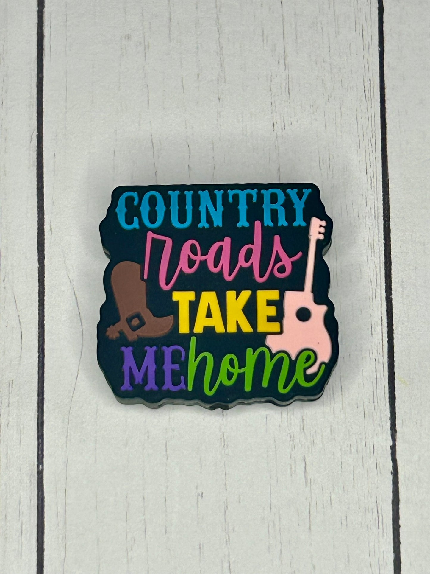 "Country Roads Take Me Home" Focal Bead