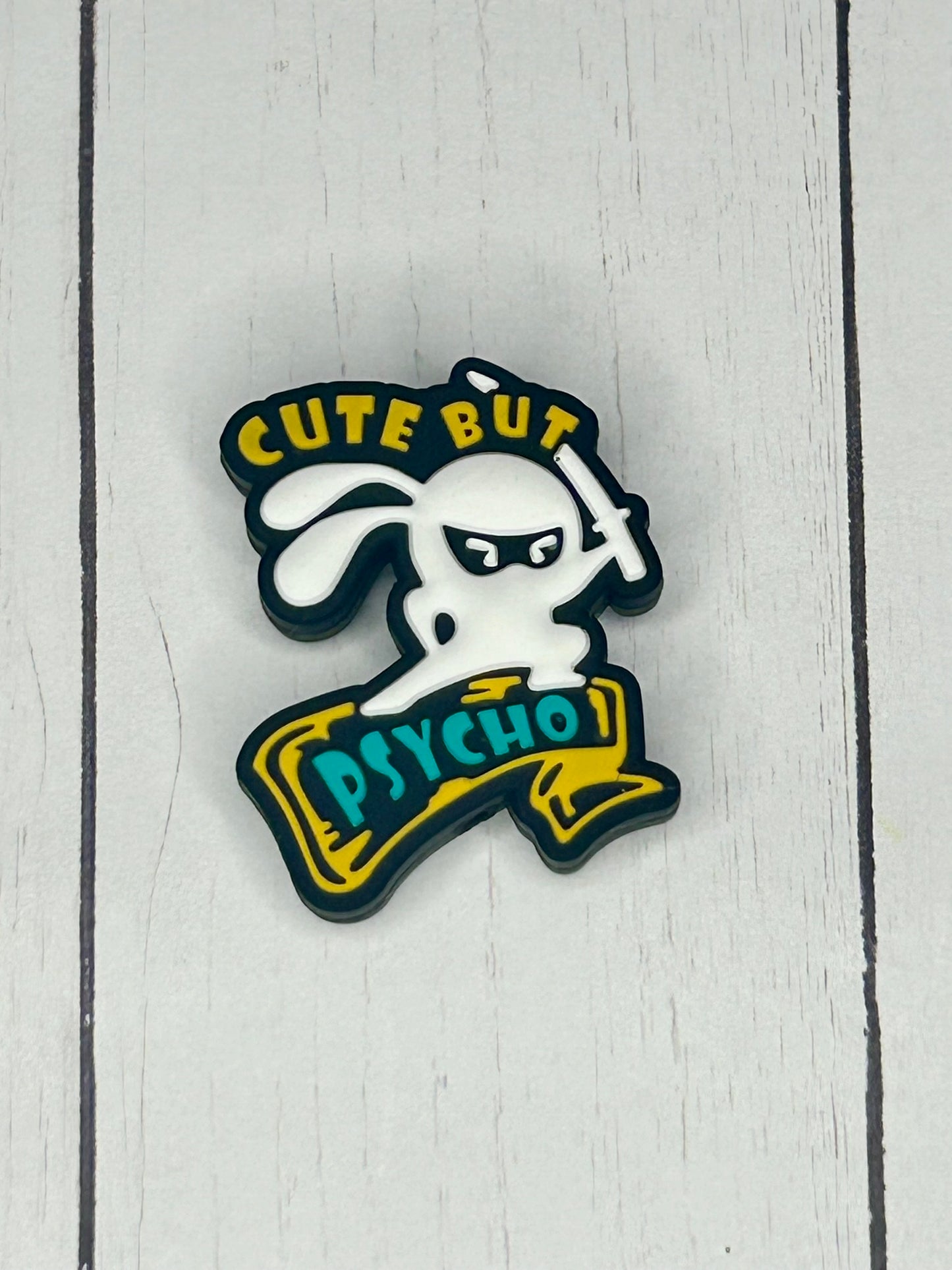 "Cute But Psycho" Focal Bead