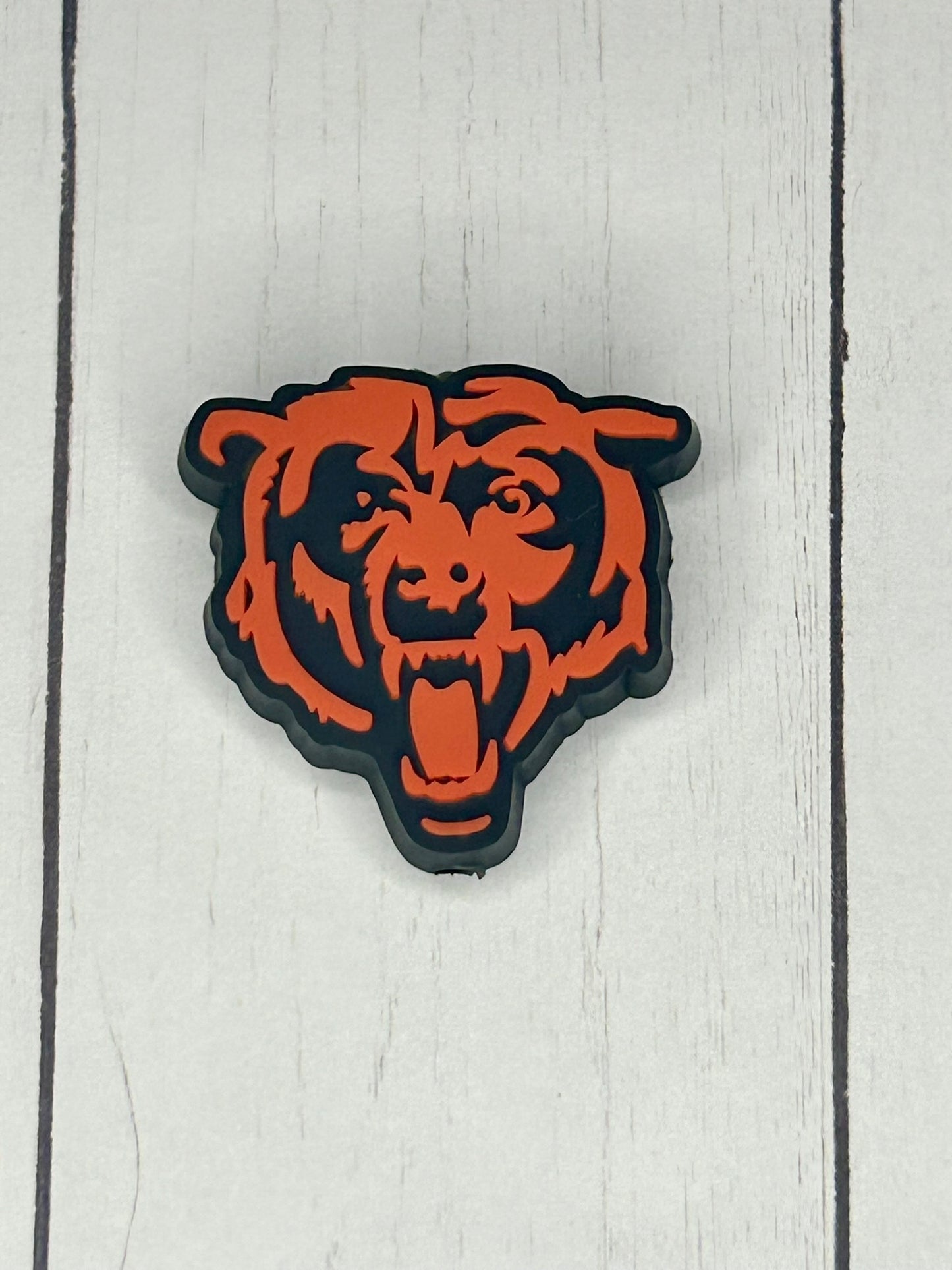 Chi Bears Head Focal Bead