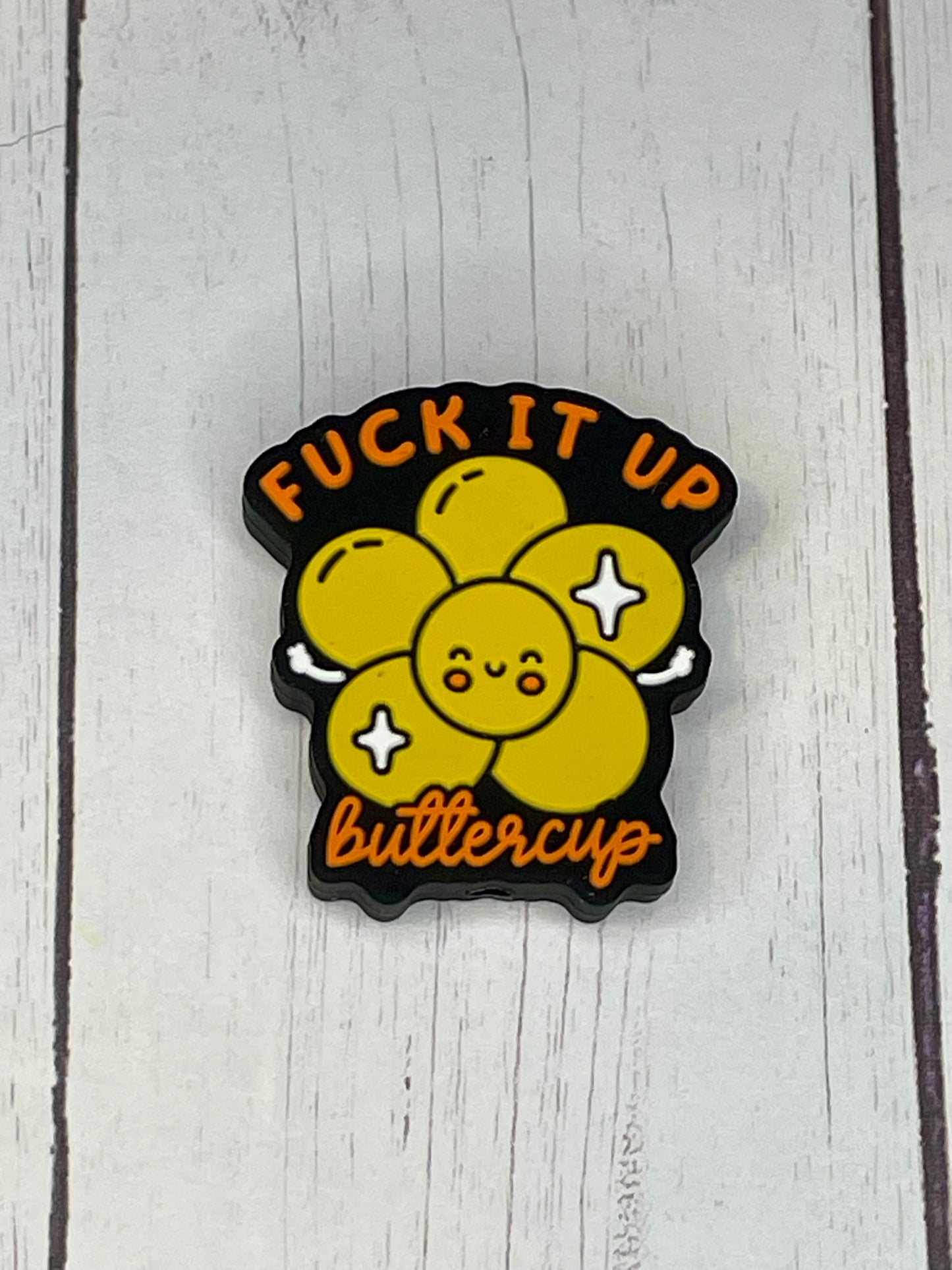 "Fuck It Up Buttercup" Focal Bead