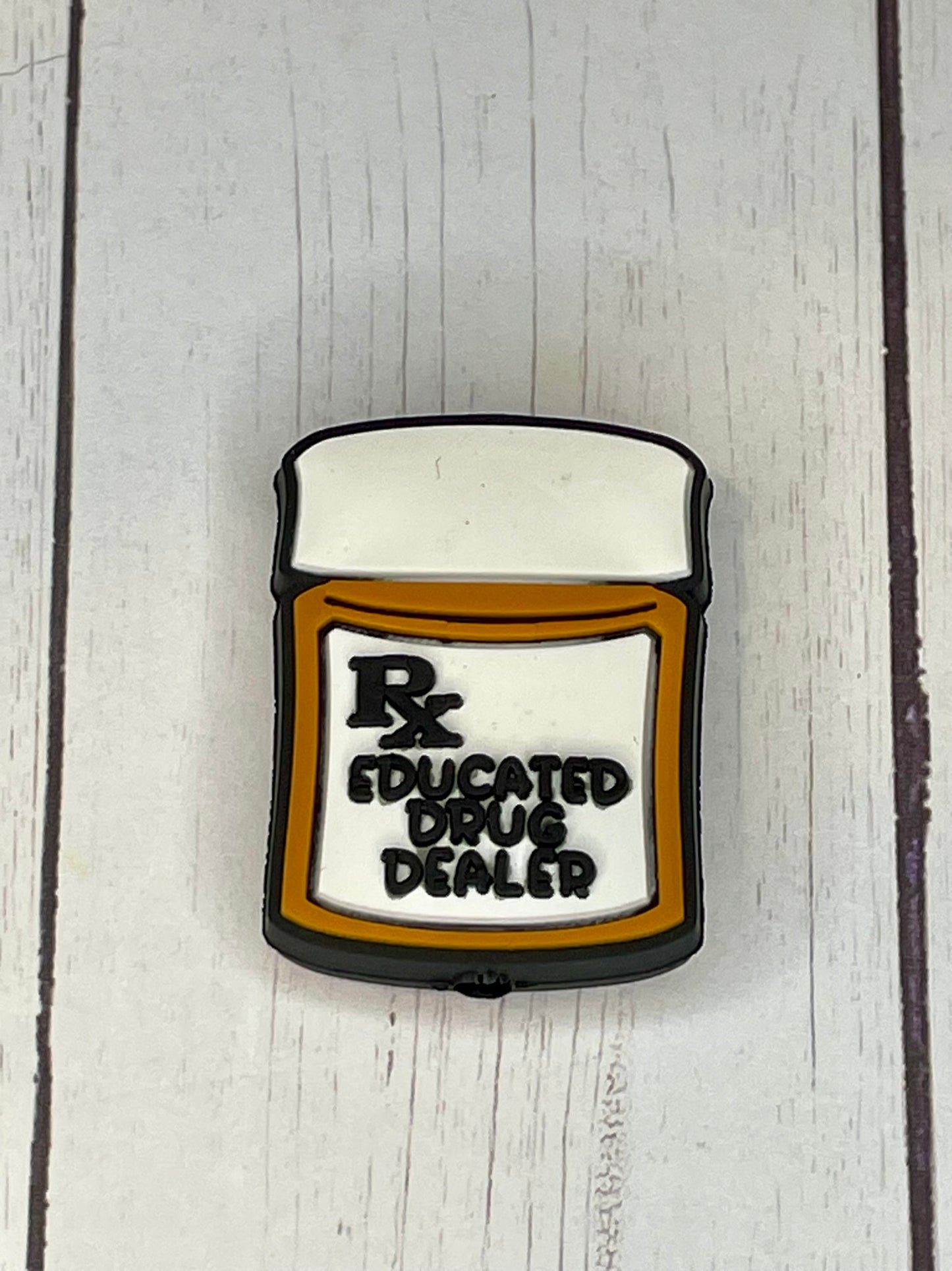 "RX, Educated Drug Dealer" Focal Bead