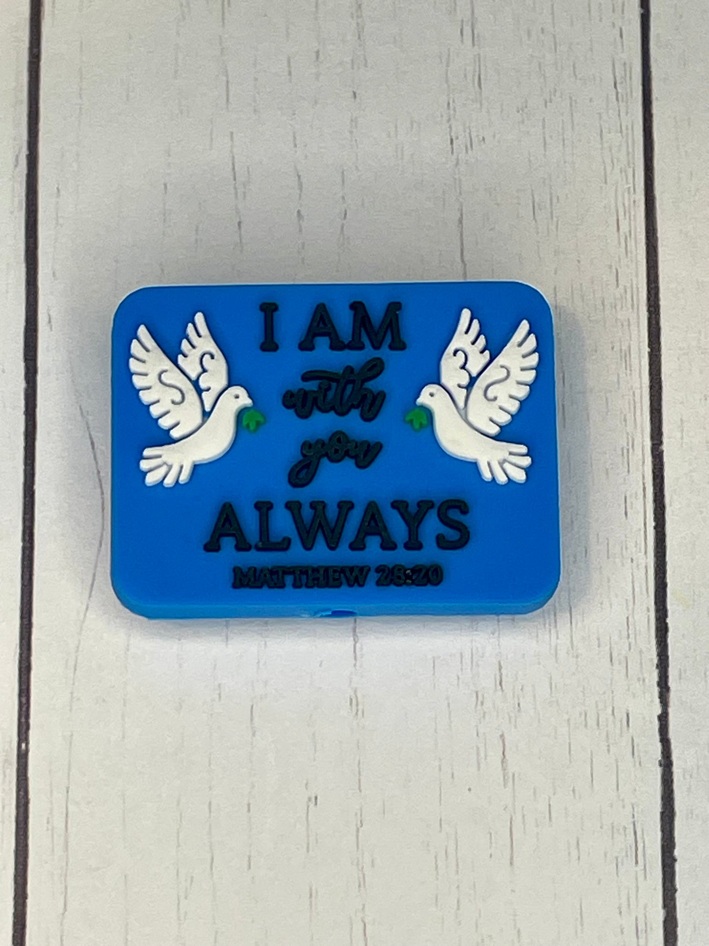 "I Am With You Always" Focal Bead