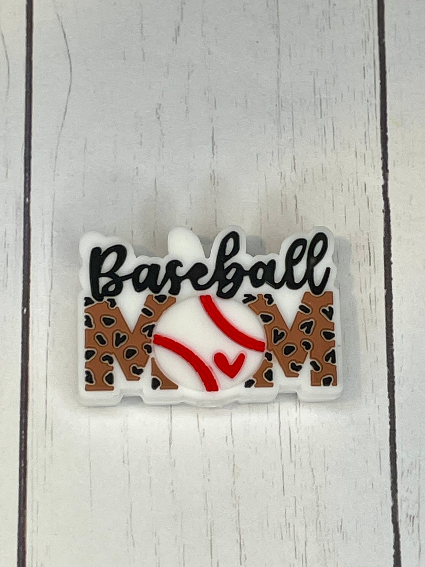 "Baseball Mom" Focal Bead