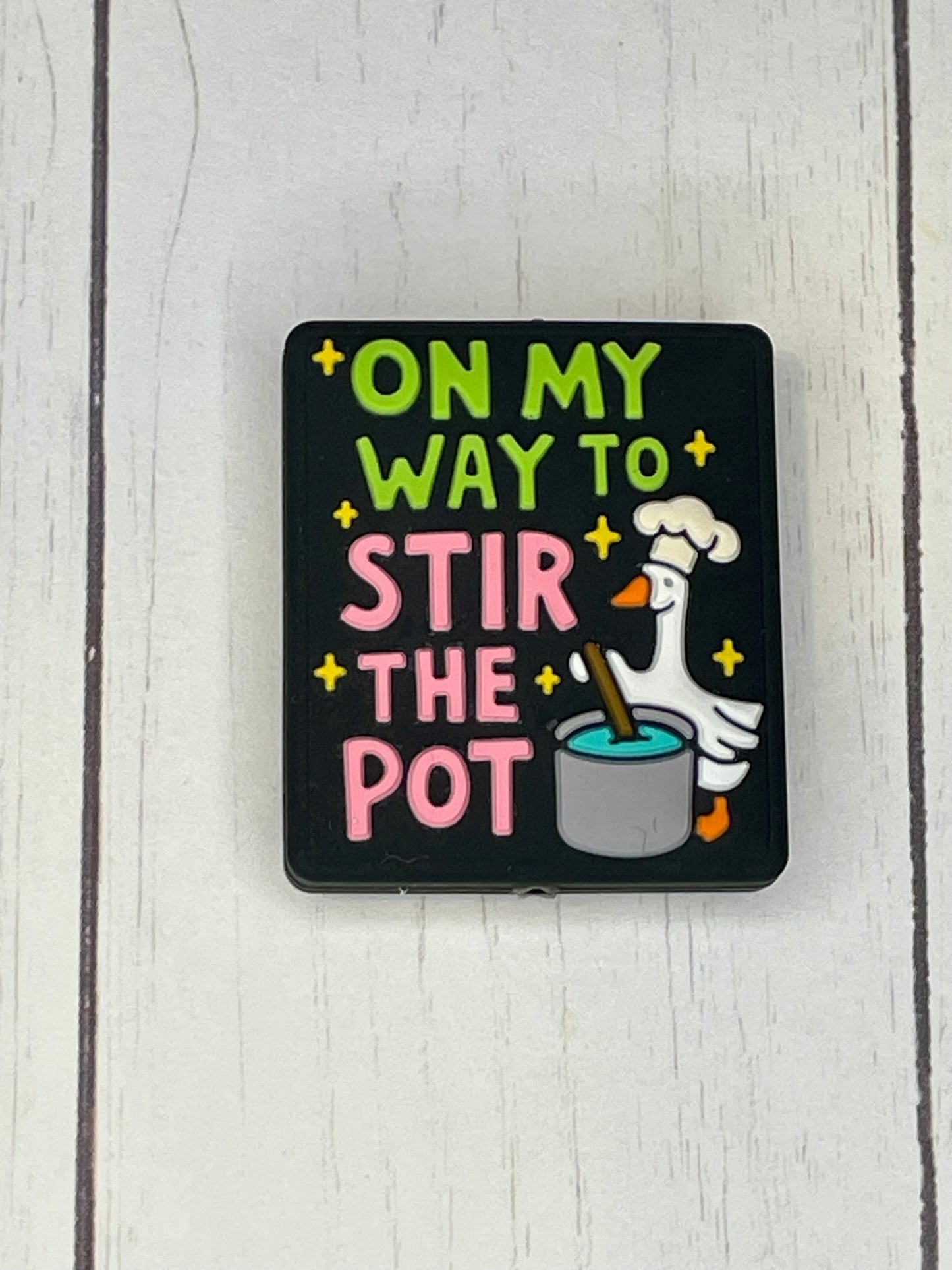 "On My Way To Stir The Pot" Focal Bead