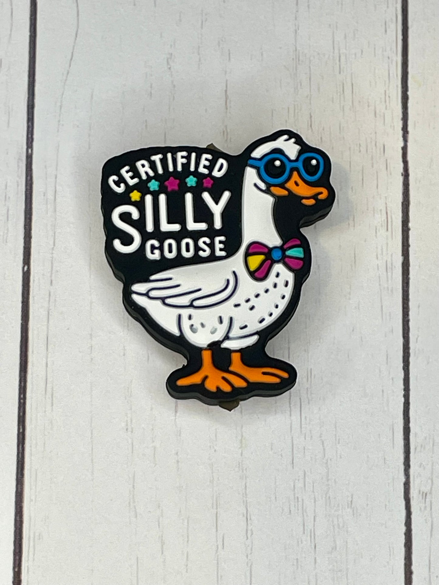 "Certified Silly Goose" Focal Bead