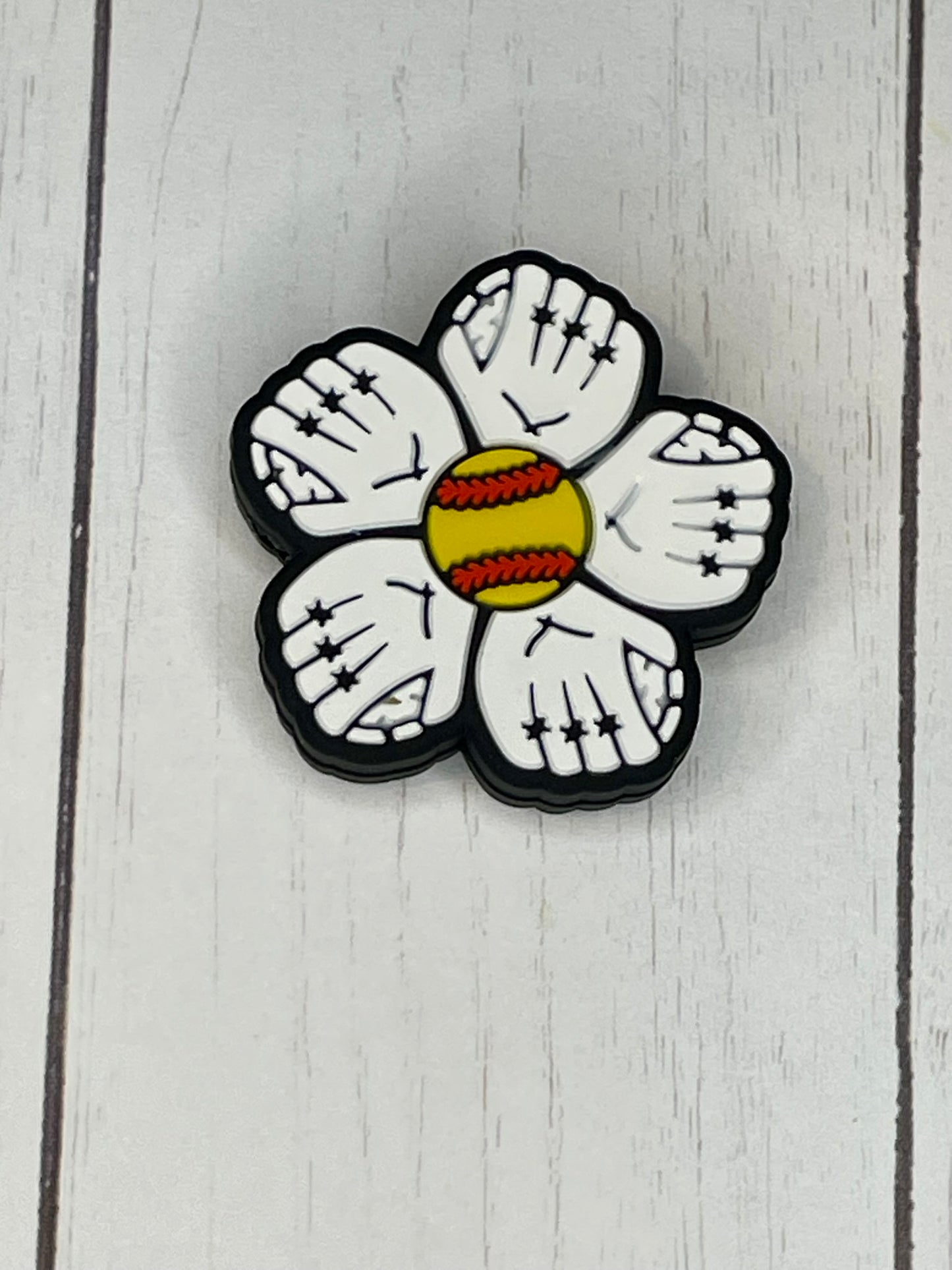 Sports Flower Focal Bead