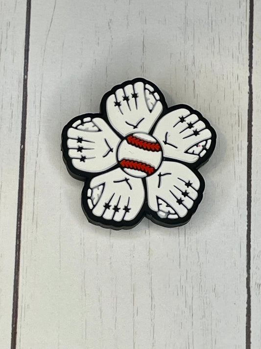 Sports Flower Focal Bead