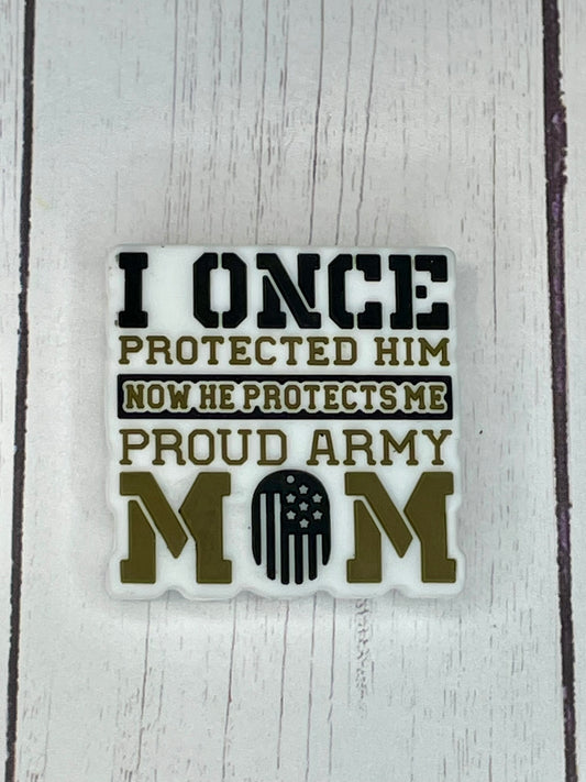 Military Mom Focal Bead