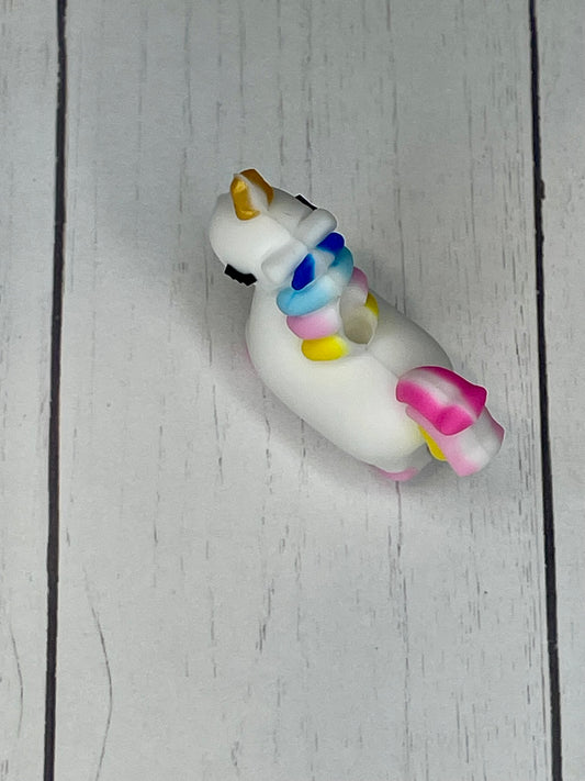 3D Unicorn Focal Bead