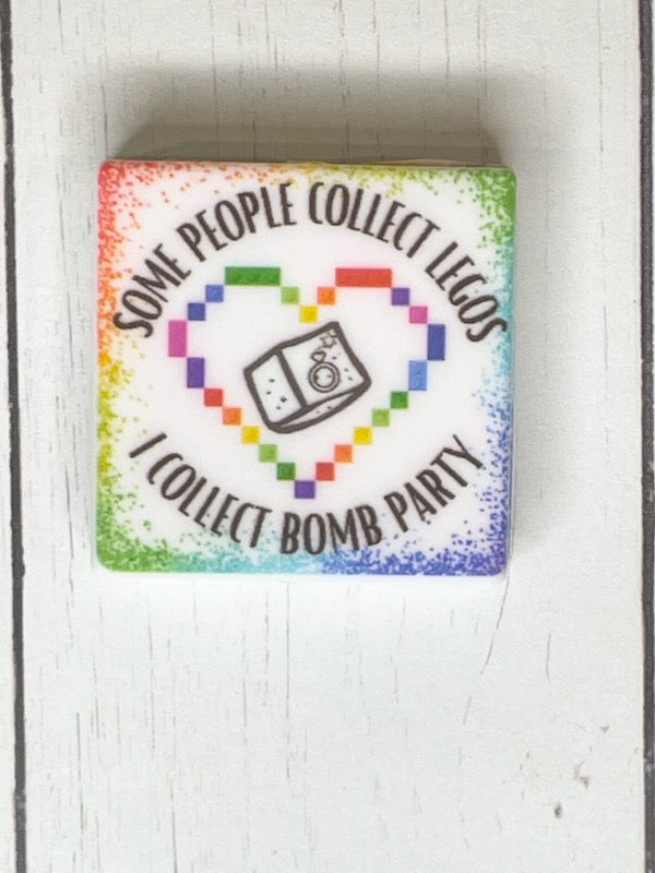 EXCLUSIVE - "Some People Collect Legos, I Collect Bomb Party" - Bomb Party Inspired Focal Bead