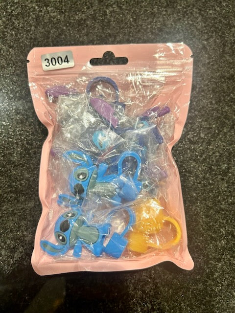 Blue Guy 3D Straw Topper (6pcs)