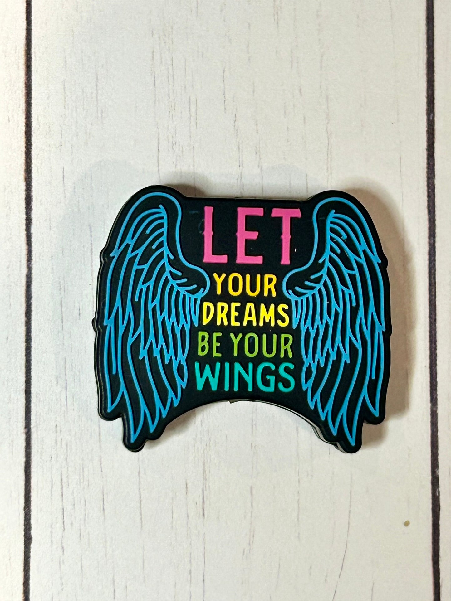 "Let Your Dreams Be Your Wings" Focal Bead