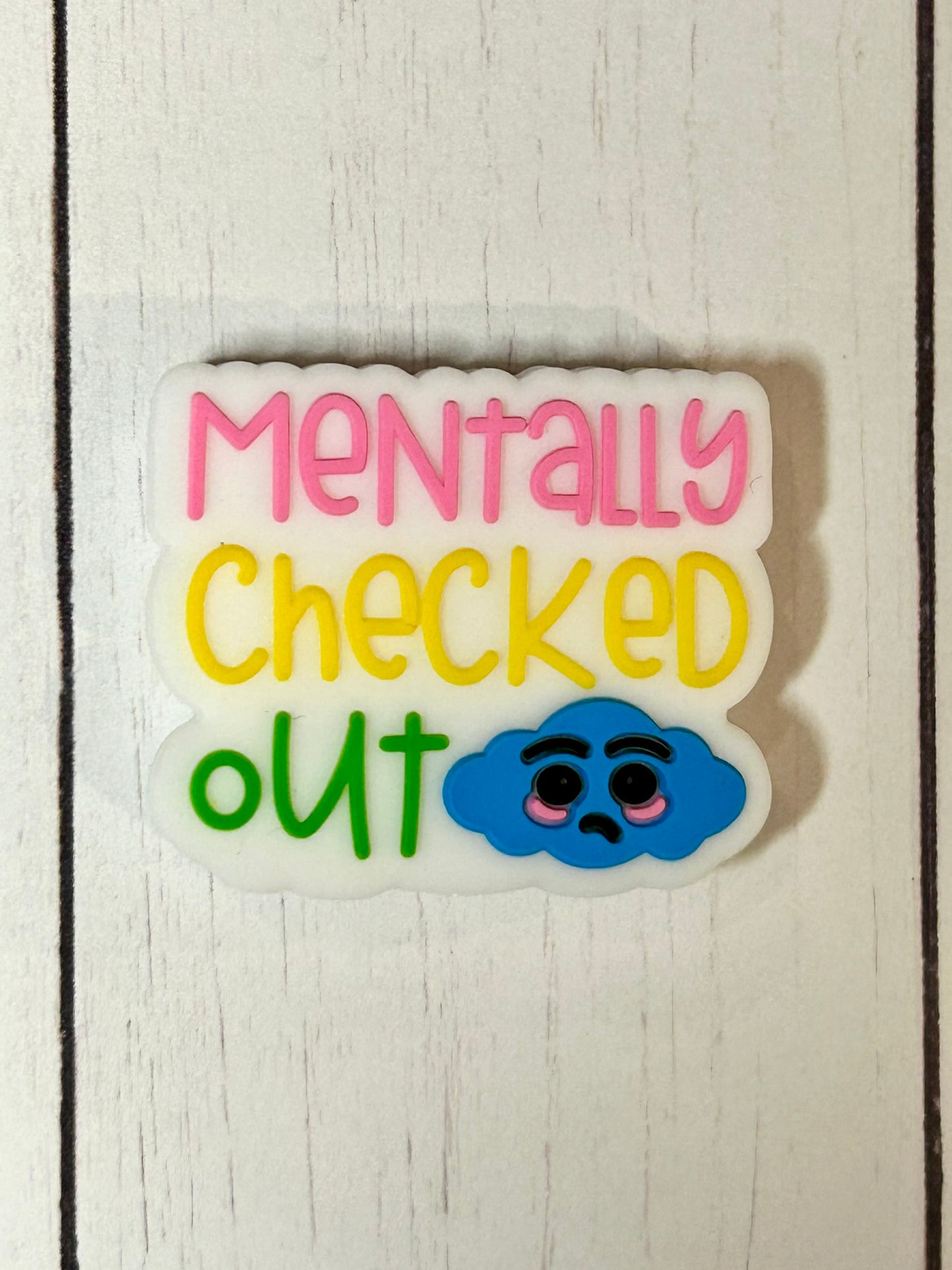 "Mentally Checked Out" Focal Bead