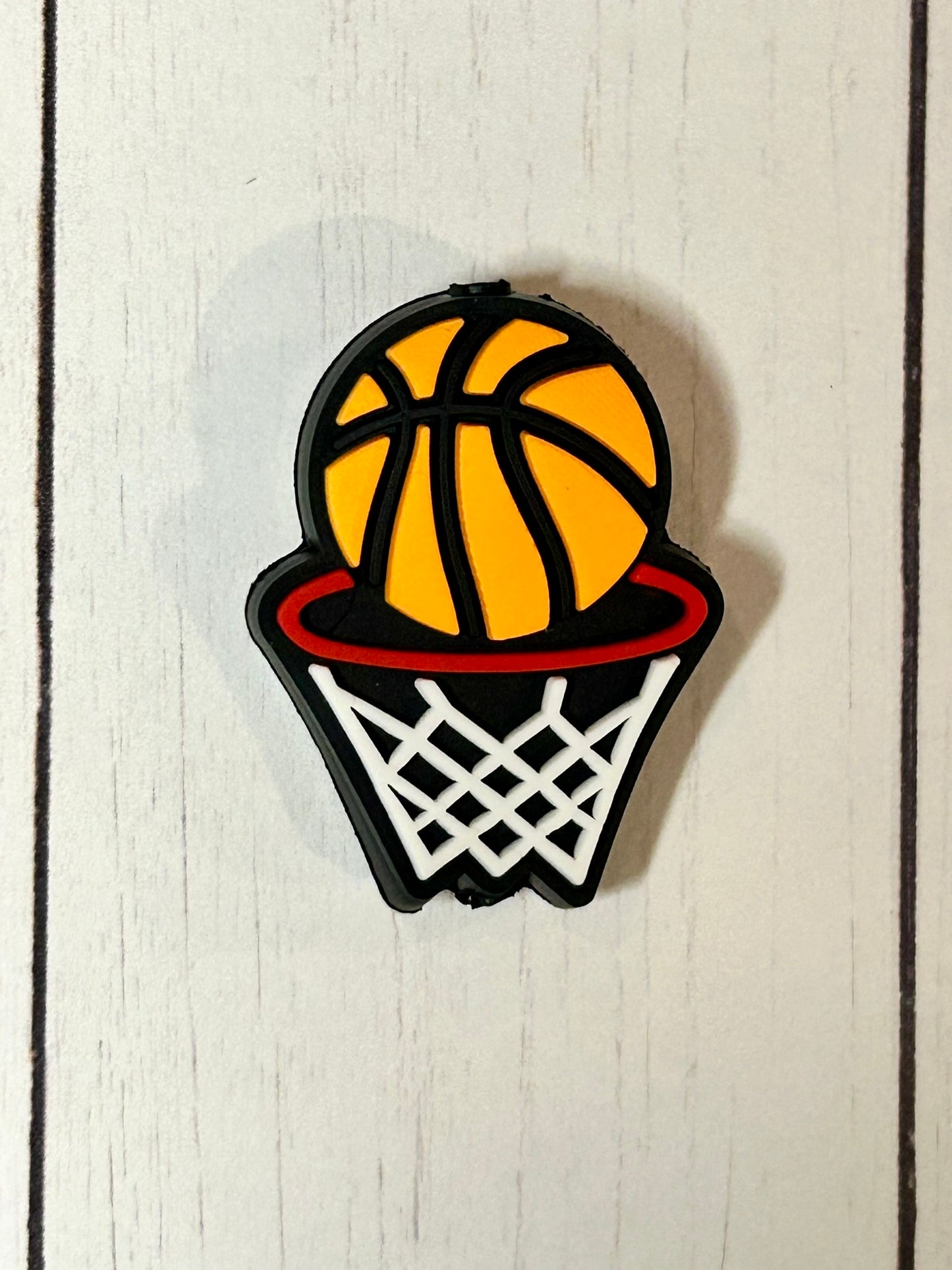 Basketball Bow Focal Bead