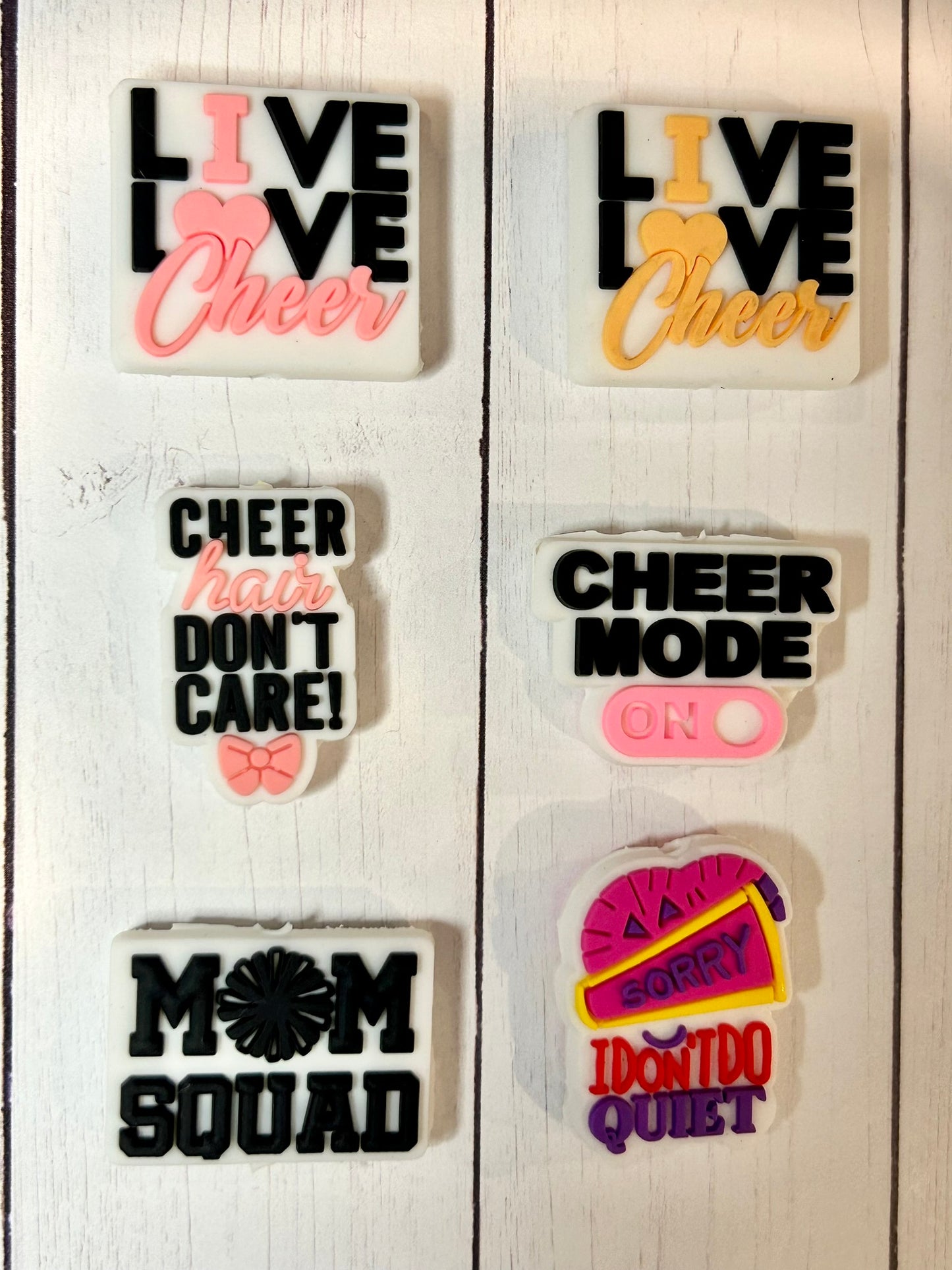Cheerleading Focal Bead
