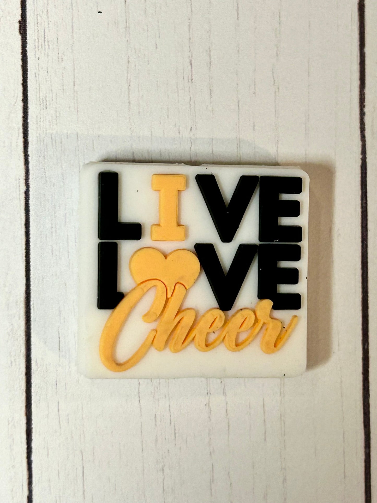 Cheerleading Focal Bead