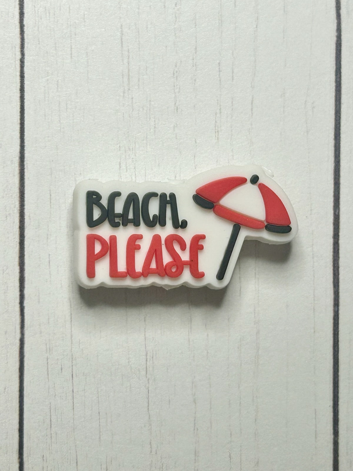 "Beach Please" Focal Bead