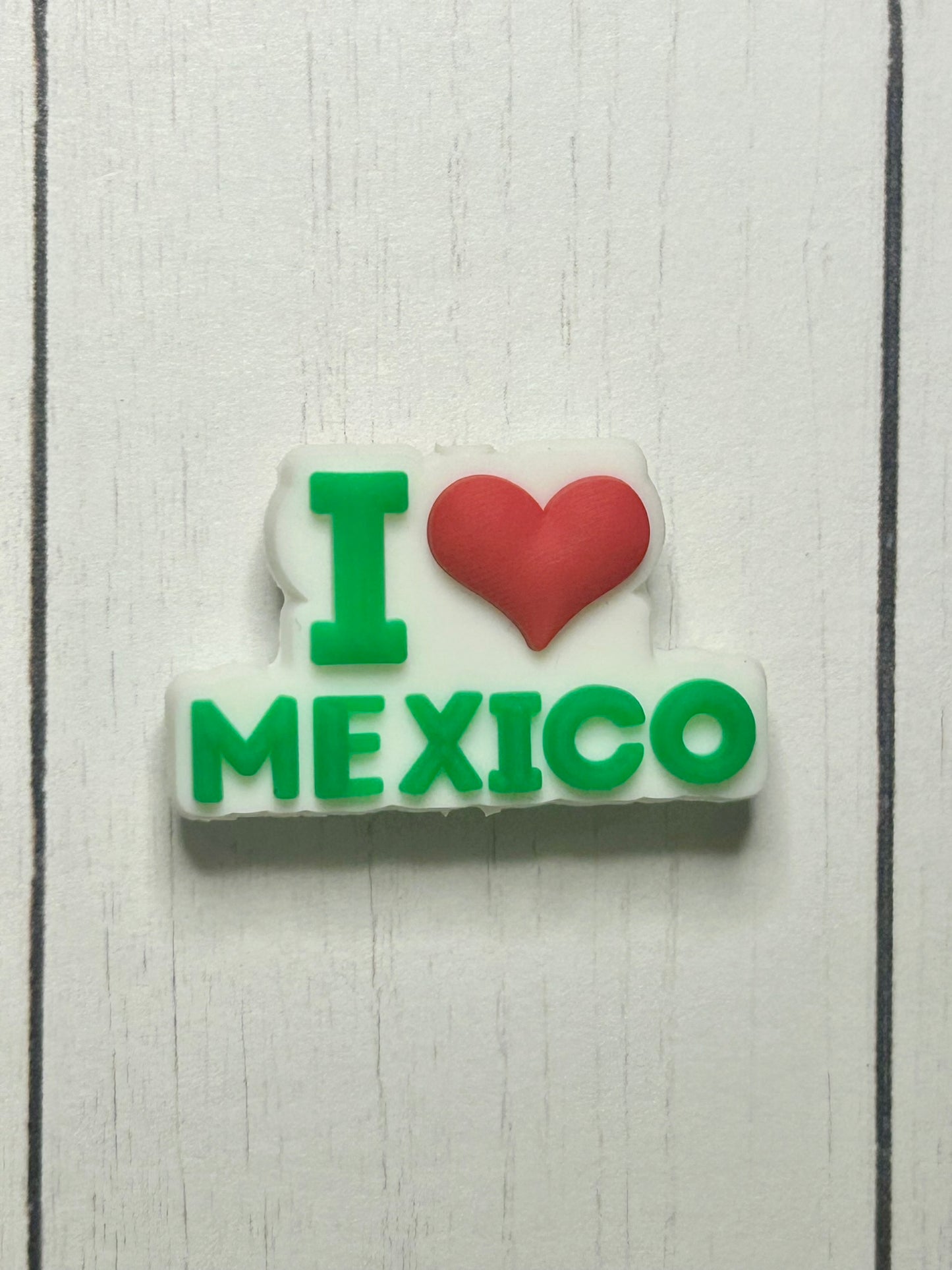 "I Love Mexico" Focal Bead