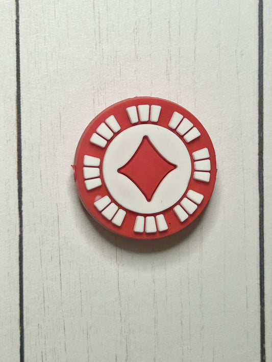 Poker Chips Focal Bead