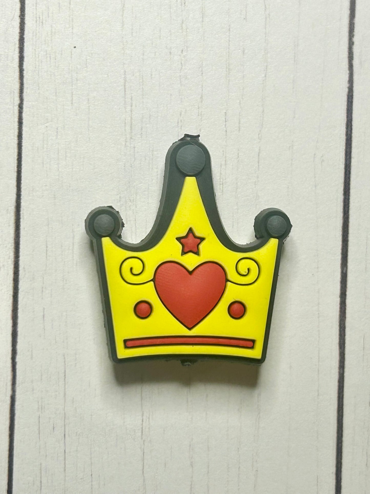 Heart Crown Focal Bead