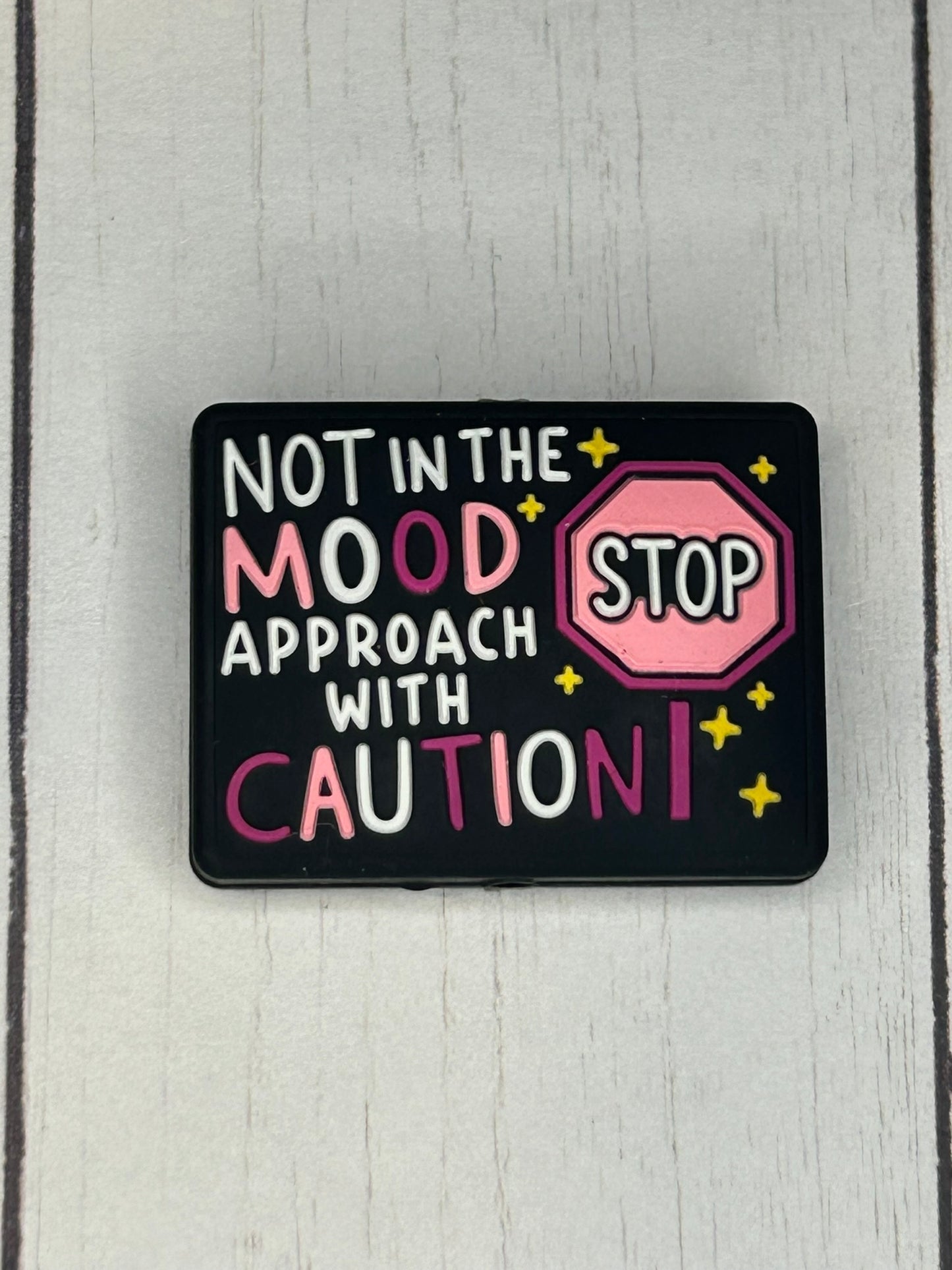 "Not In The Mood, Approach With Caution" Focal Bead