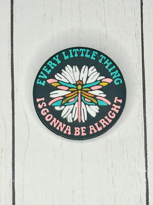 "Every Little Thing Is Gonna Be Alright" Focal Bead