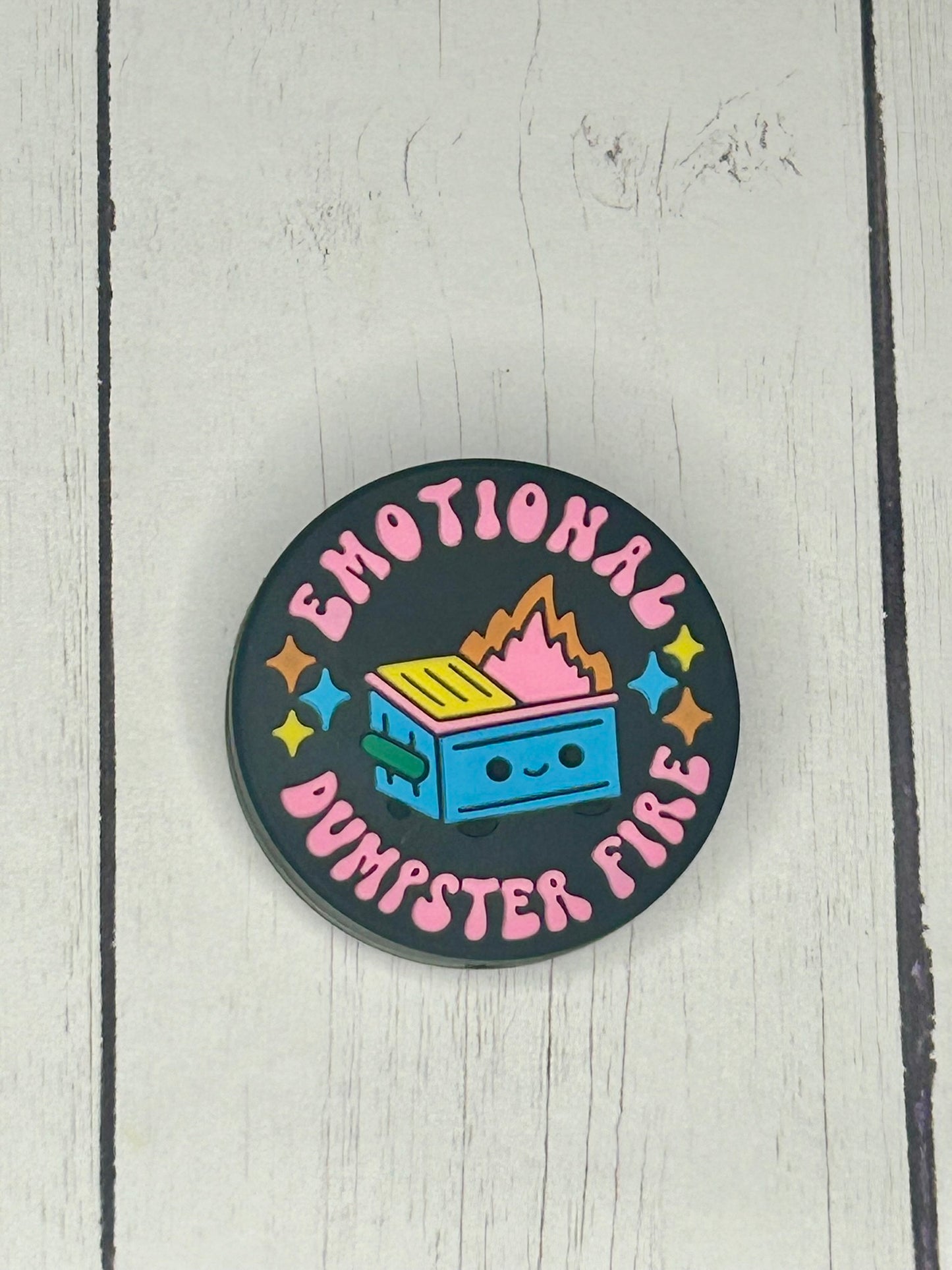 "Emotional Dumpster Fire" Focal Bead