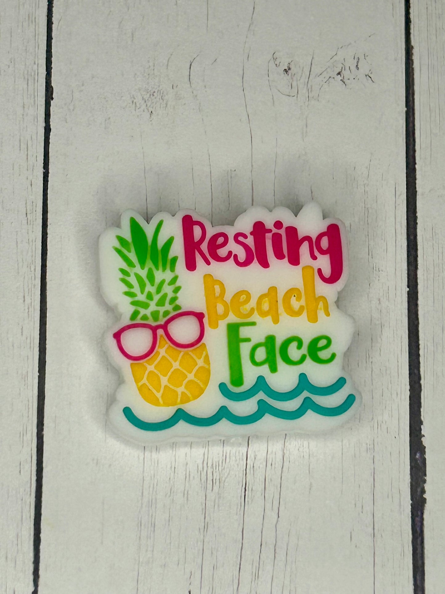 "Resting Beach Face" Focal Bead