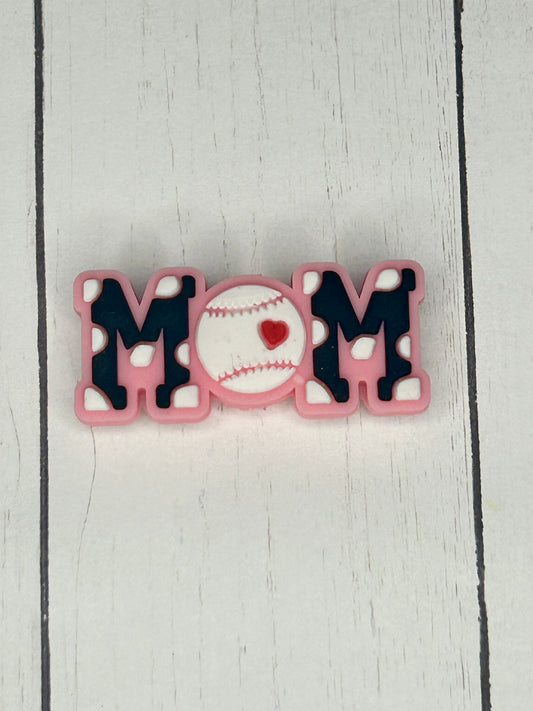 "Baseball Mom" Focal Bead