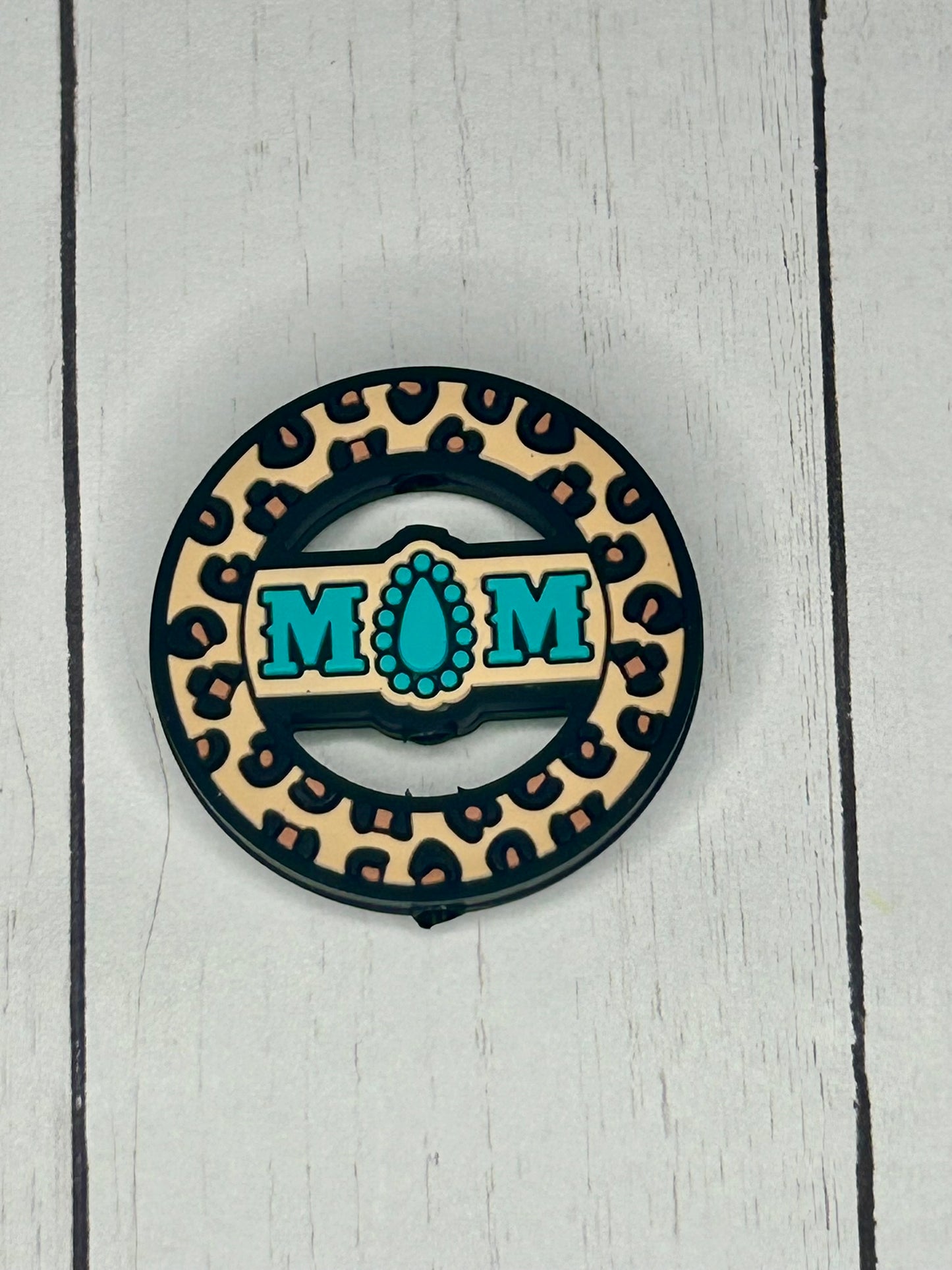 Mom Leopard Focal Bead