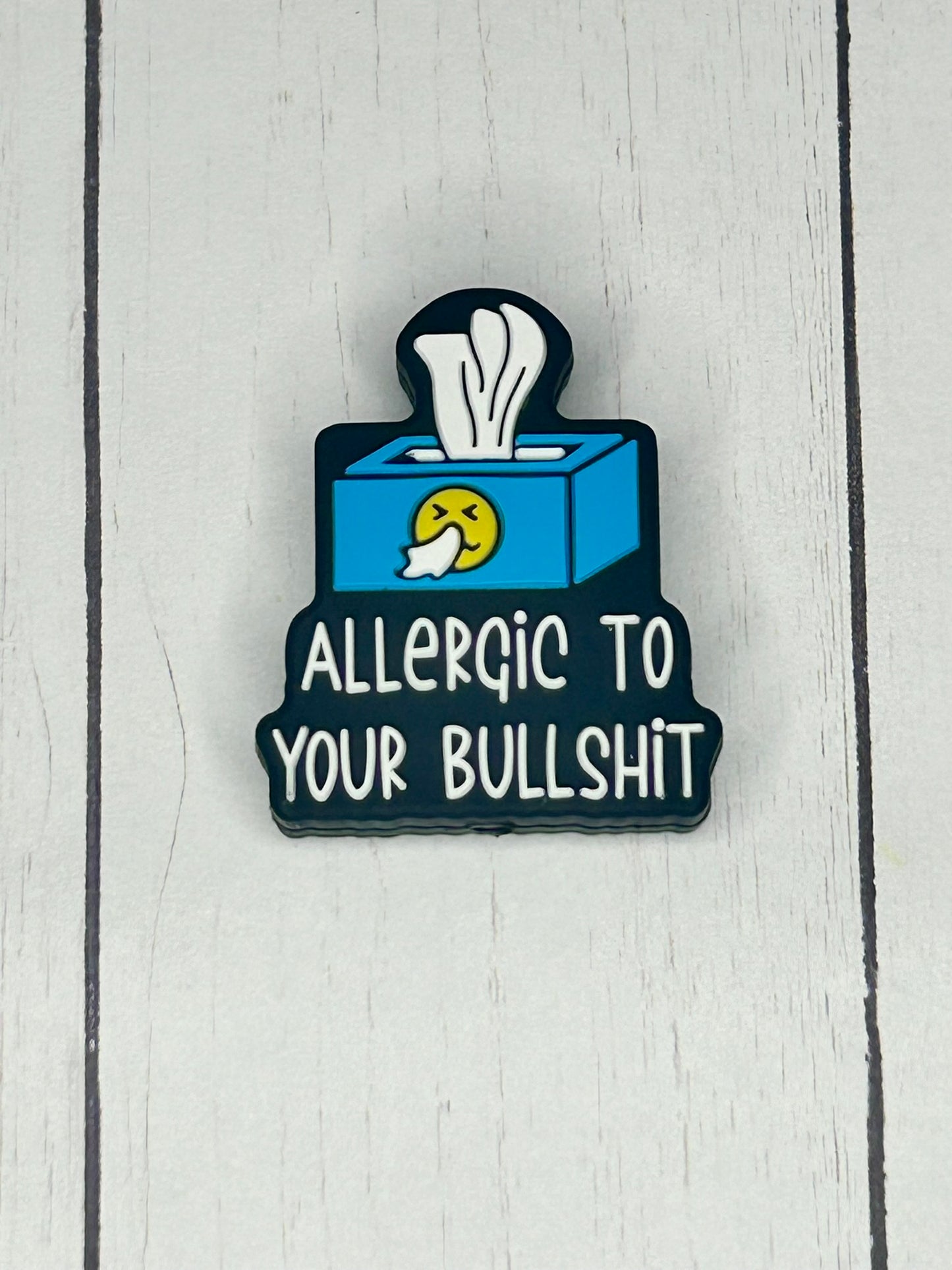 "Allergic To Your Bullshit" Focal Bead