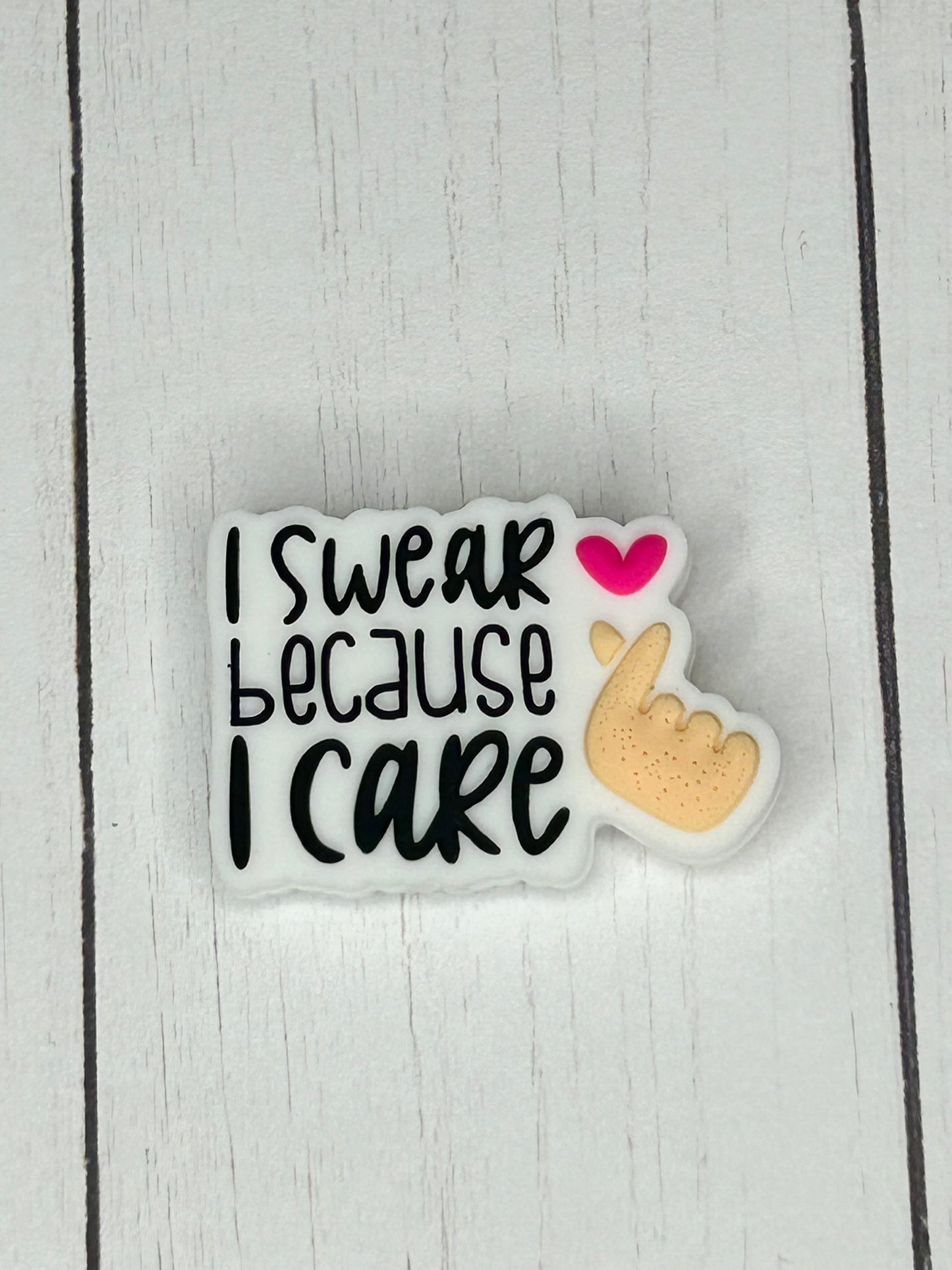 "I Swear Because I Care" Focal Bead