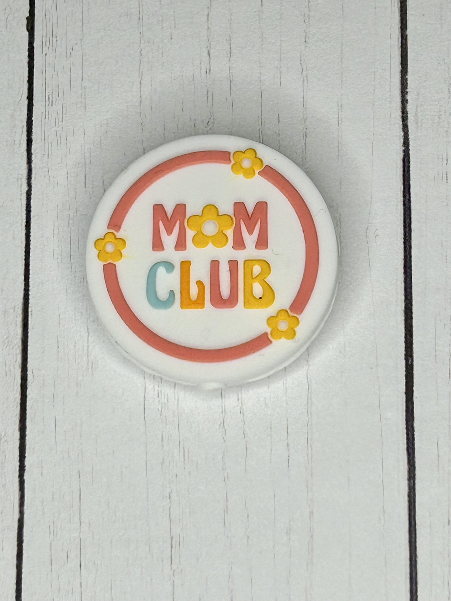 "Mom Club" Focal Bead