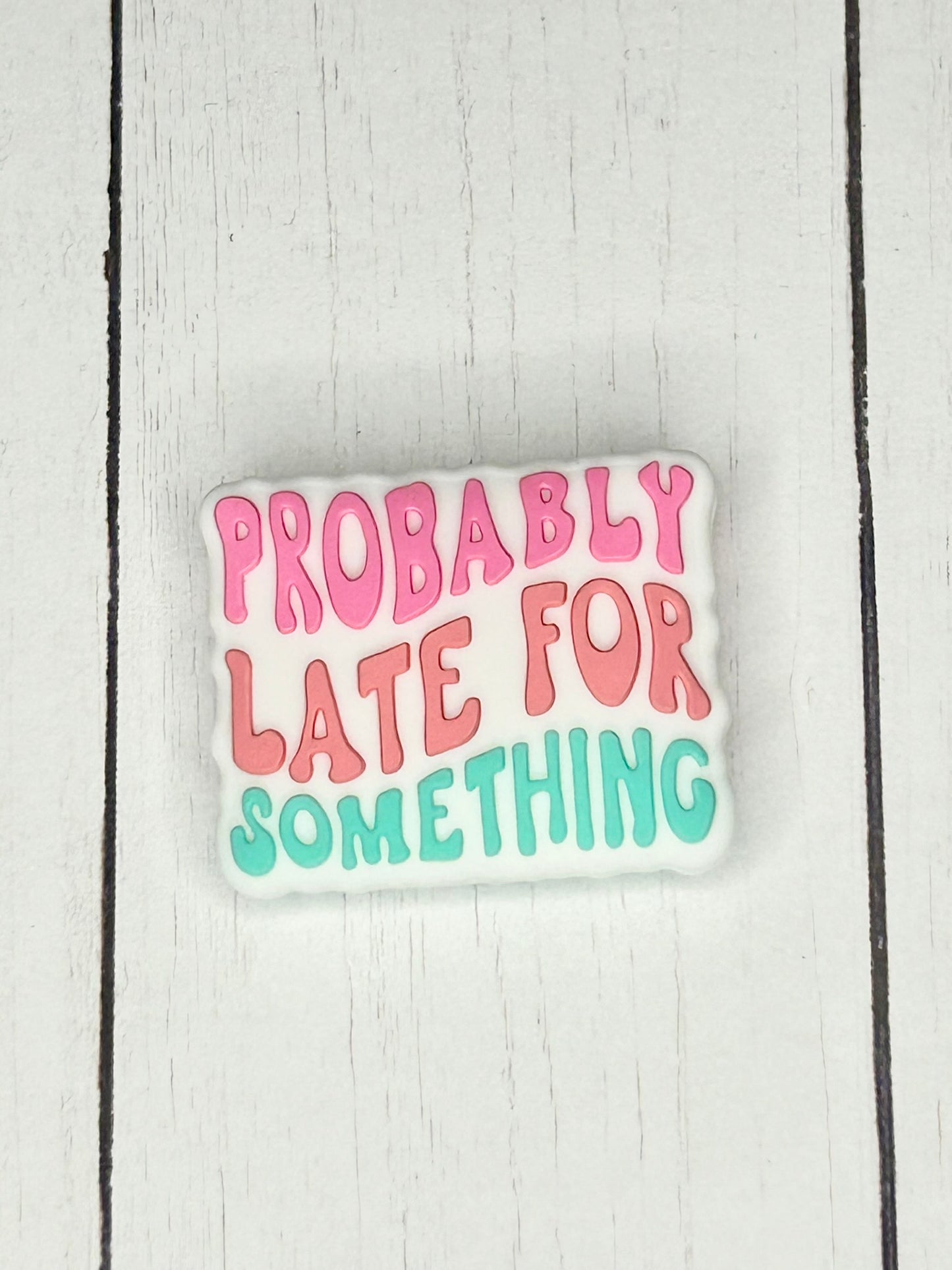 "Probably Late For Something" Focal Bead