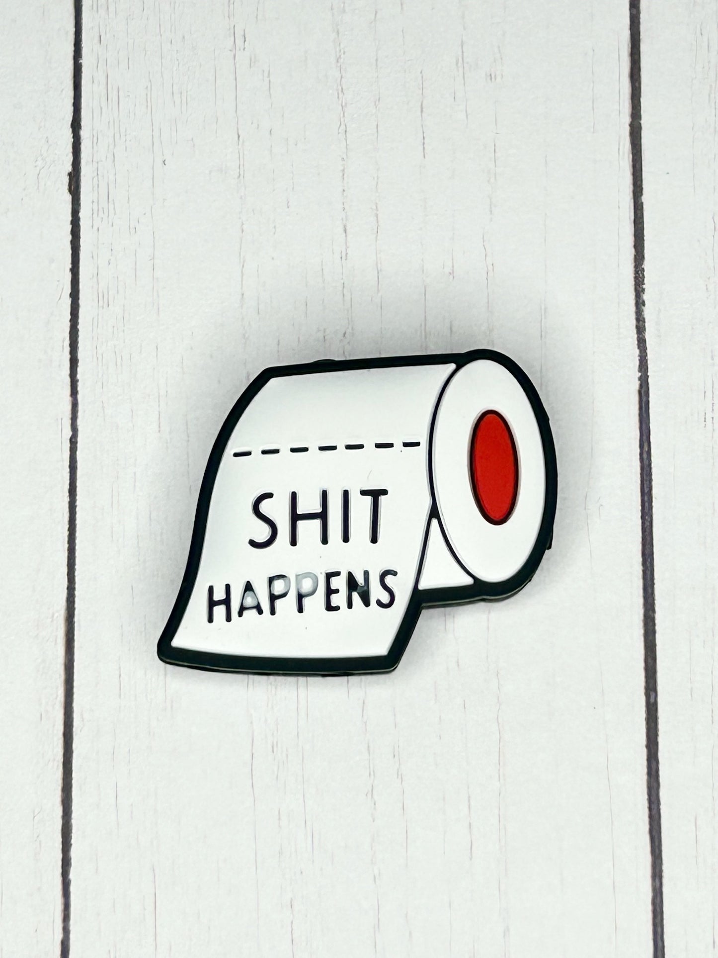 "Shit Happens" Focal Bead