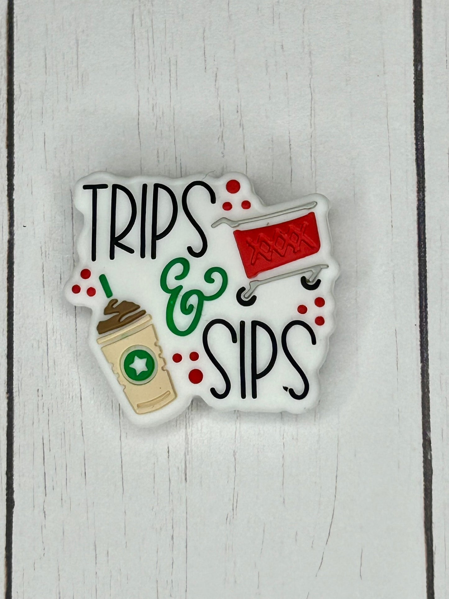 "Trips & Sips" Focal Bead