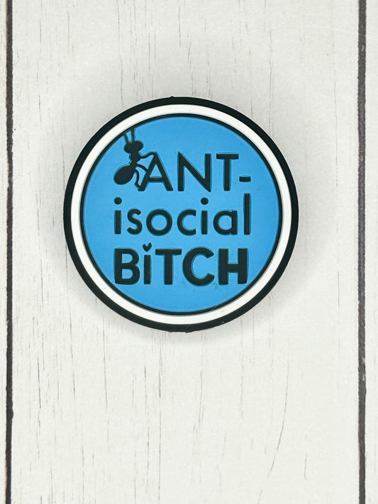 "Ant-isocial Bitch" Focal Bead