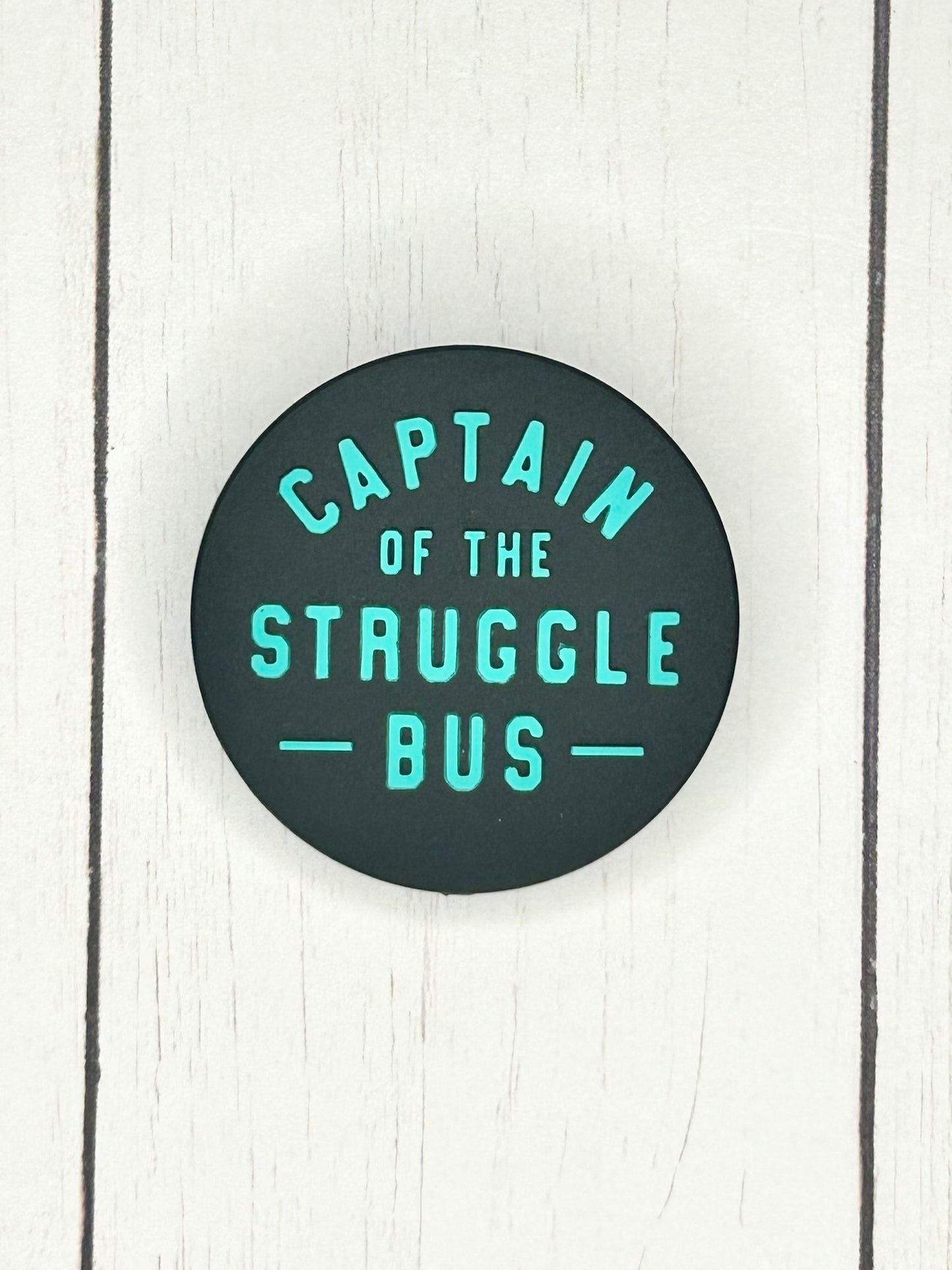 "Captain Of The Struggle Bus" Focal Bead