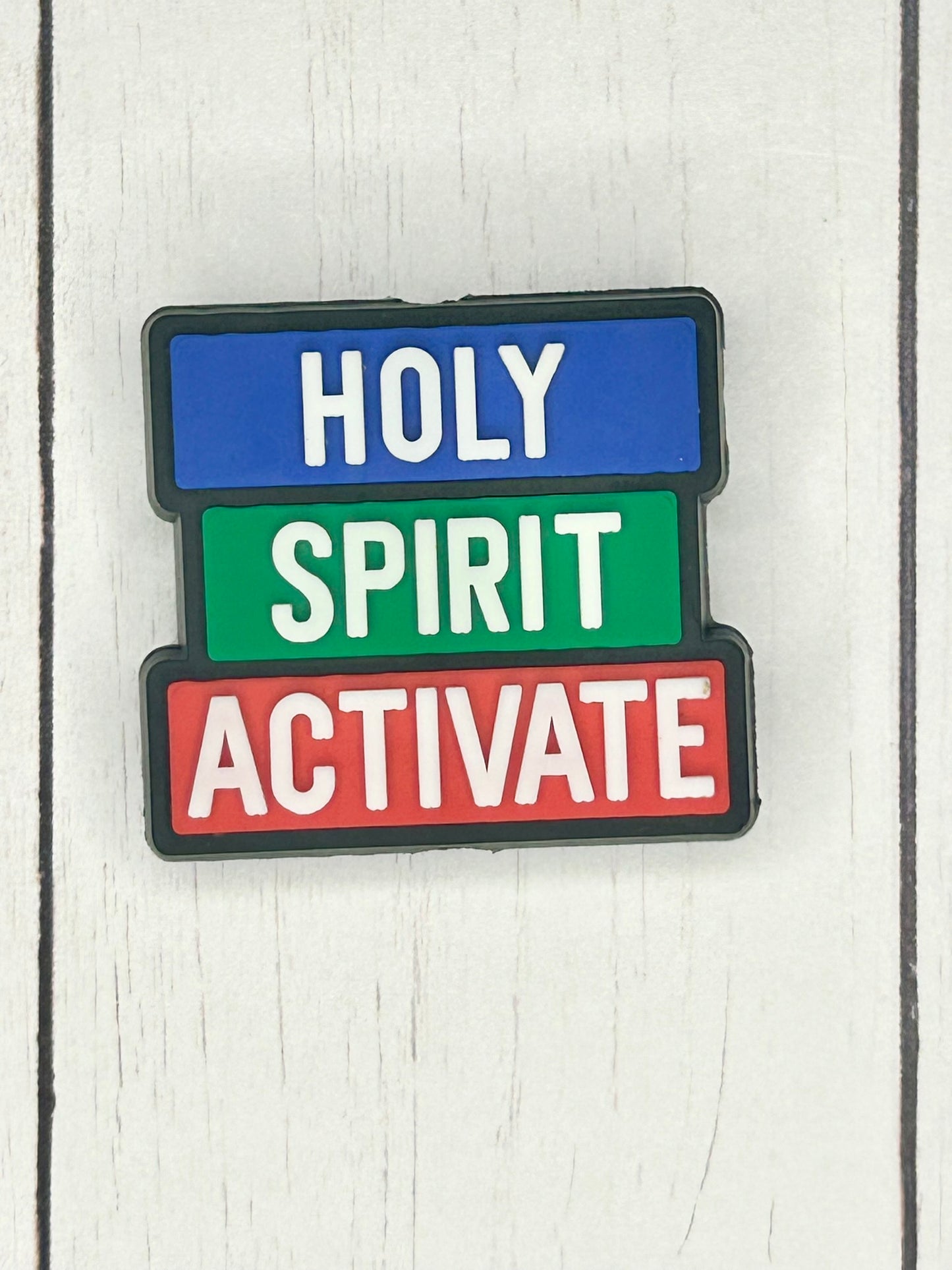 "Holy Spirit Activate" Focal Bead